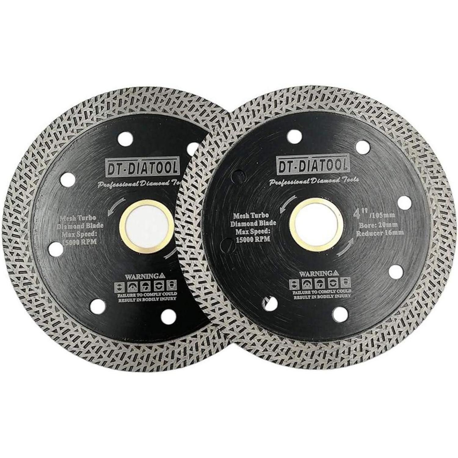 LuxusKollektion Diamanttrennscheibe Diamant Trennscheibe 2 Stk. Ø105mm Turbo