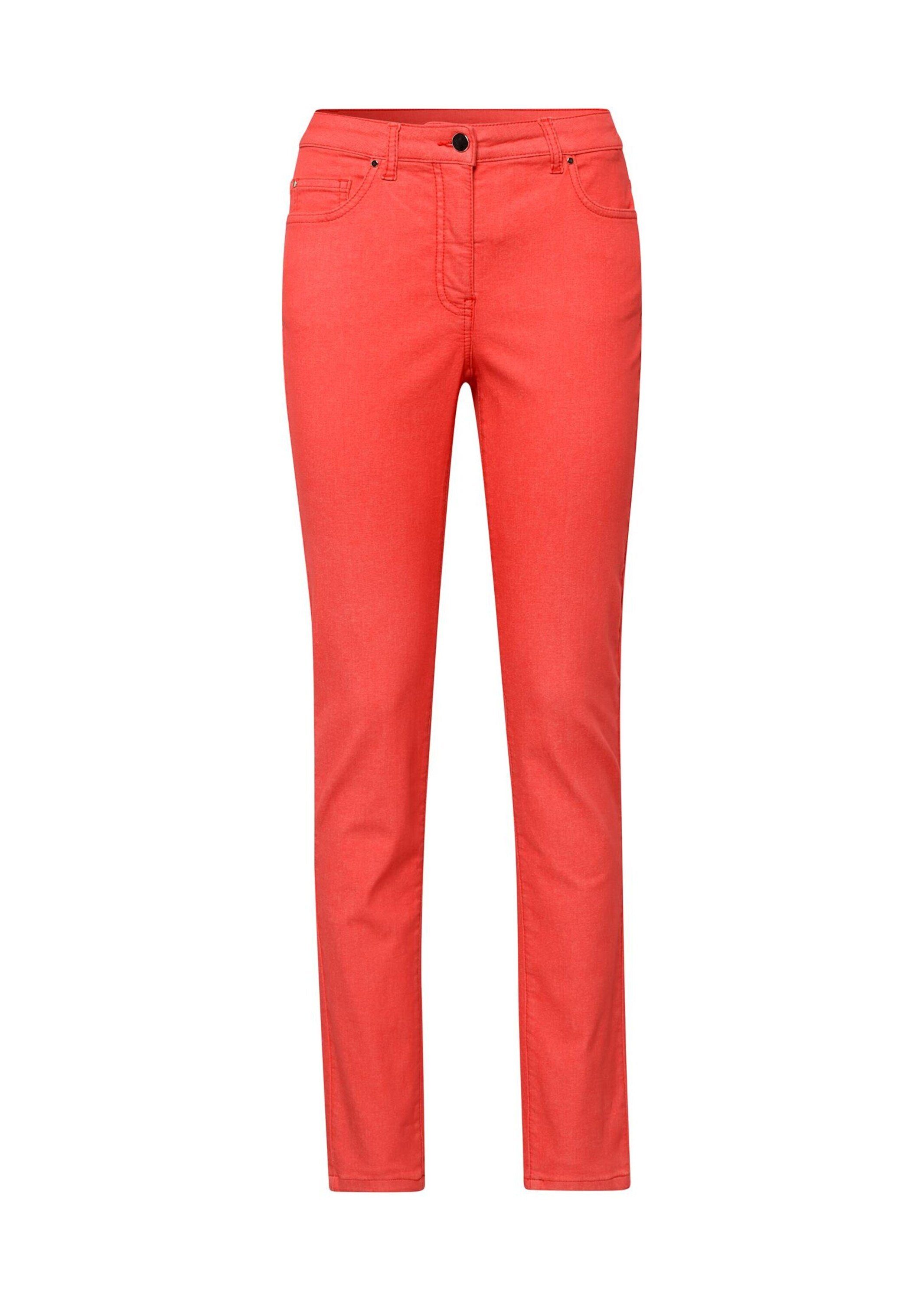 GOLDNER Bequeme Jeans Lange Freizeithose BELLA mit Formbund Slim Fit Stretch-Jeans mit hohem Komfort, Formbund