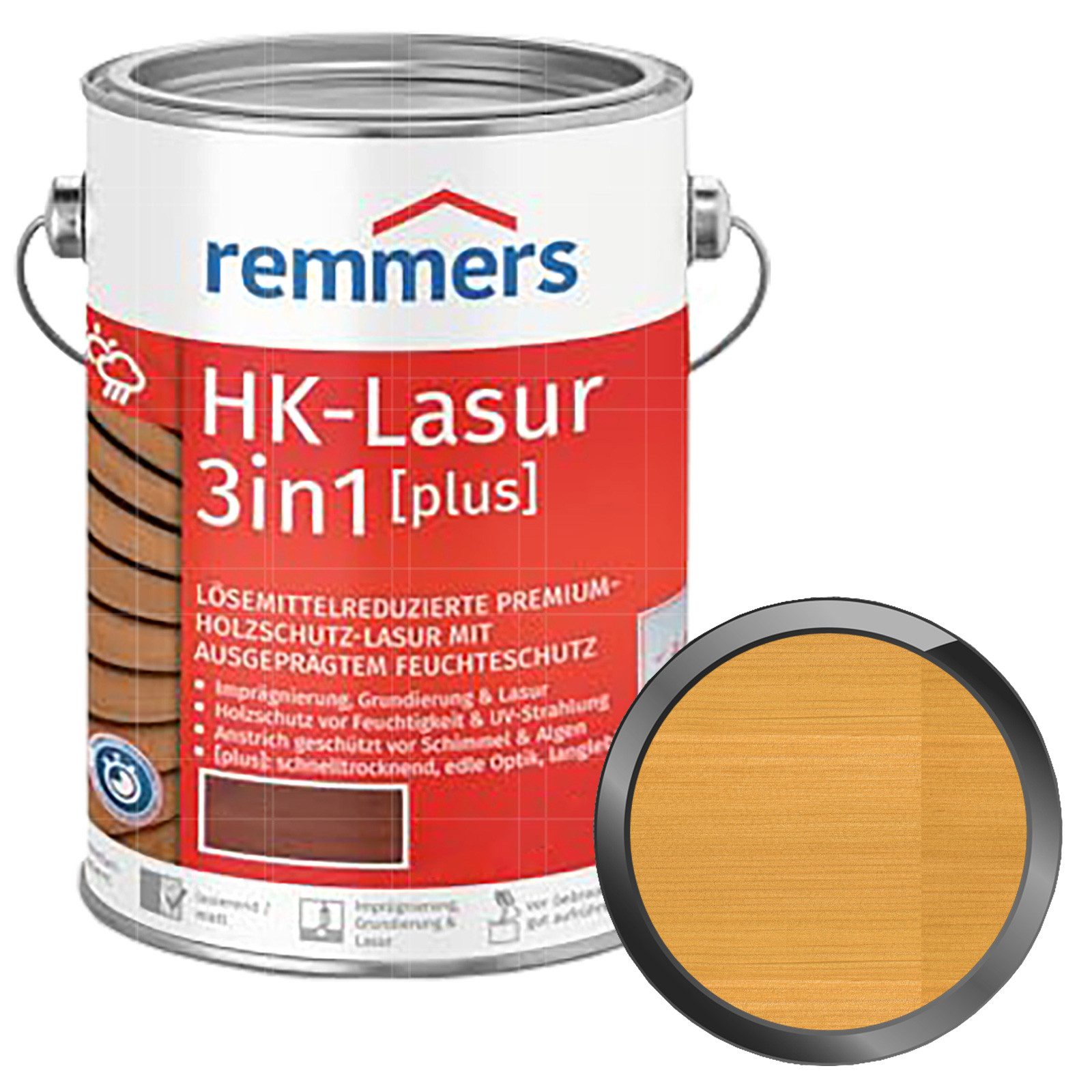 Remmers Lasur HK LASUR 3IN1 PLUS - 0.75 LTR