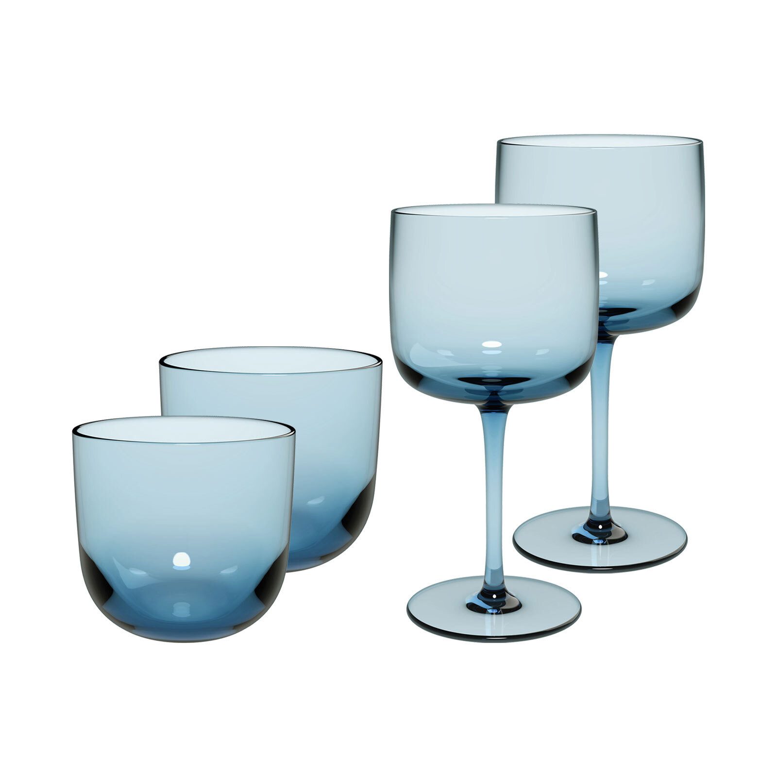 Gläser-Set Like Glass Wein- und Wassergläser 4er Set