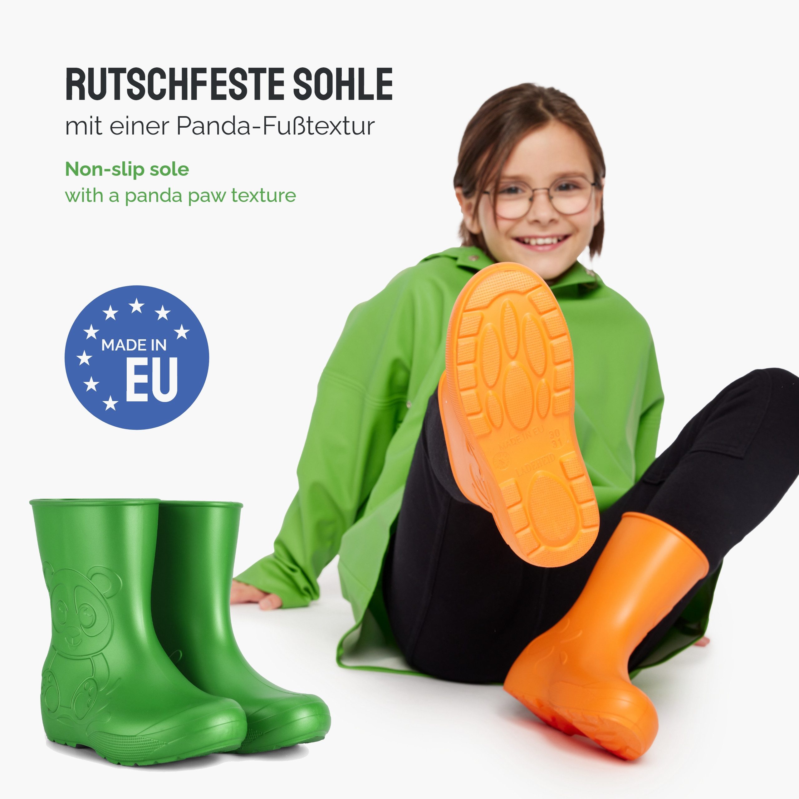 Ladeheid EVA Kinder Regenschuhe LA-CA-10 Gummistiefel – Bild 5 von 5