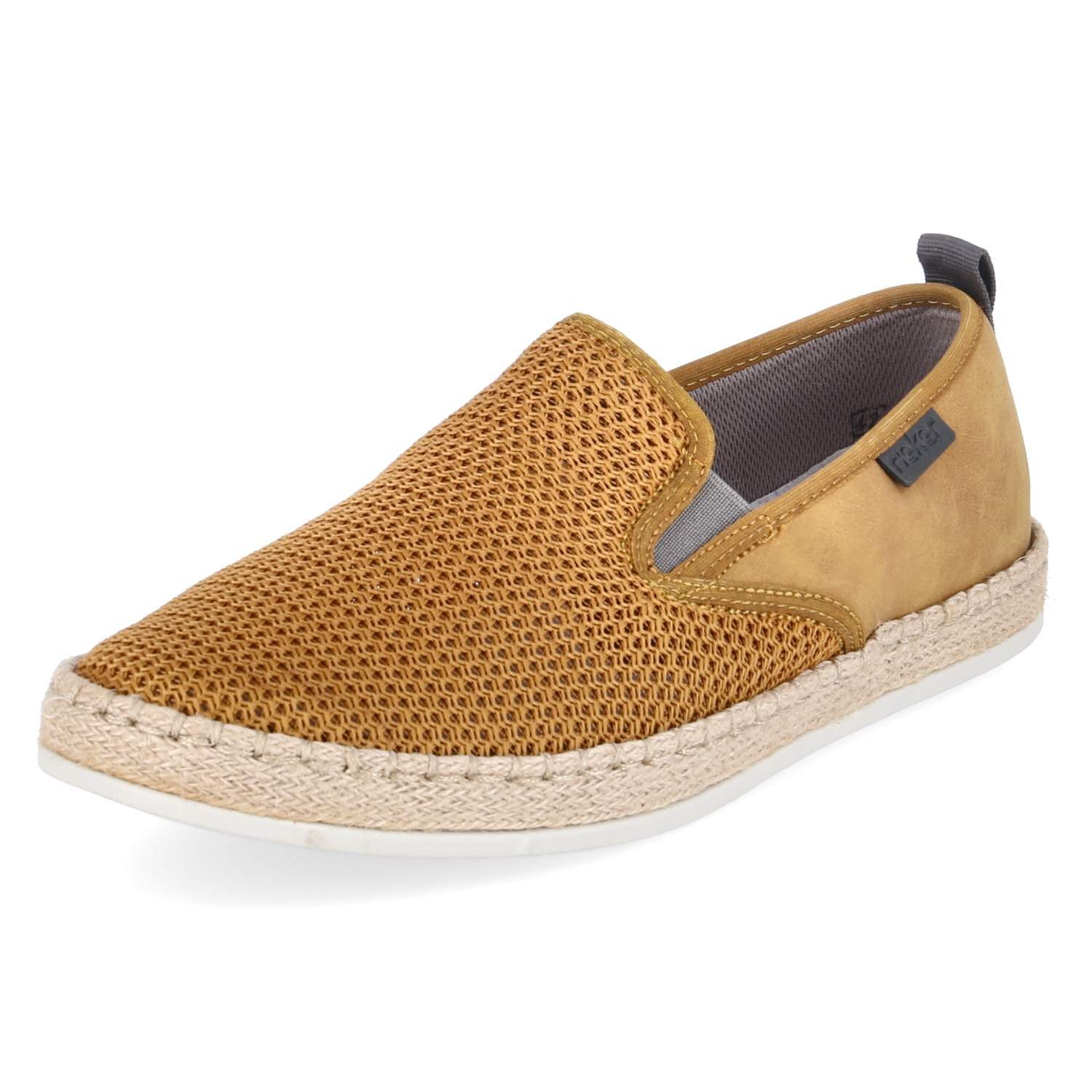 Rieker Rieker B2661-68 Herren Leder & Textil yellow Slipper