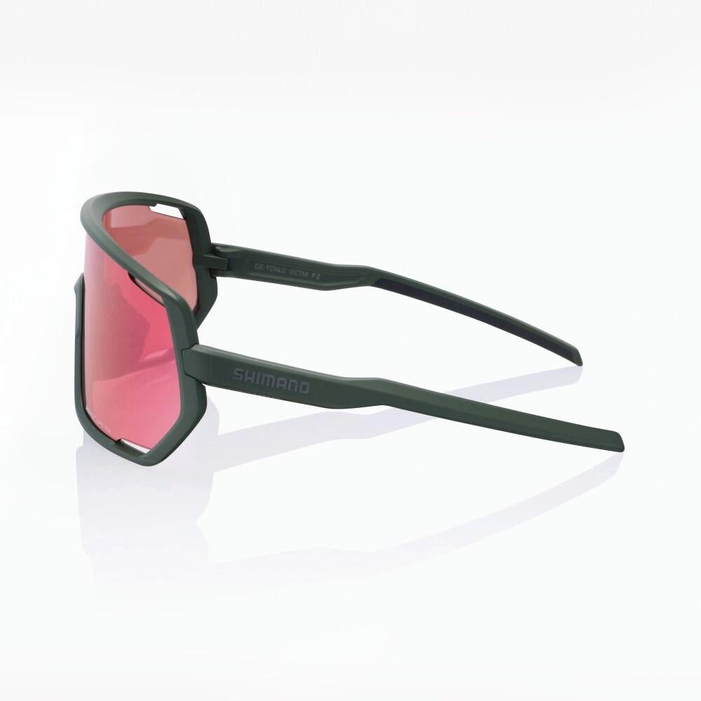 Shimano Sportbrille SHIMANO BRILLE TECHNIUM 2 RIDESCAPE TR One Size OLIVE - klare Sicht fü