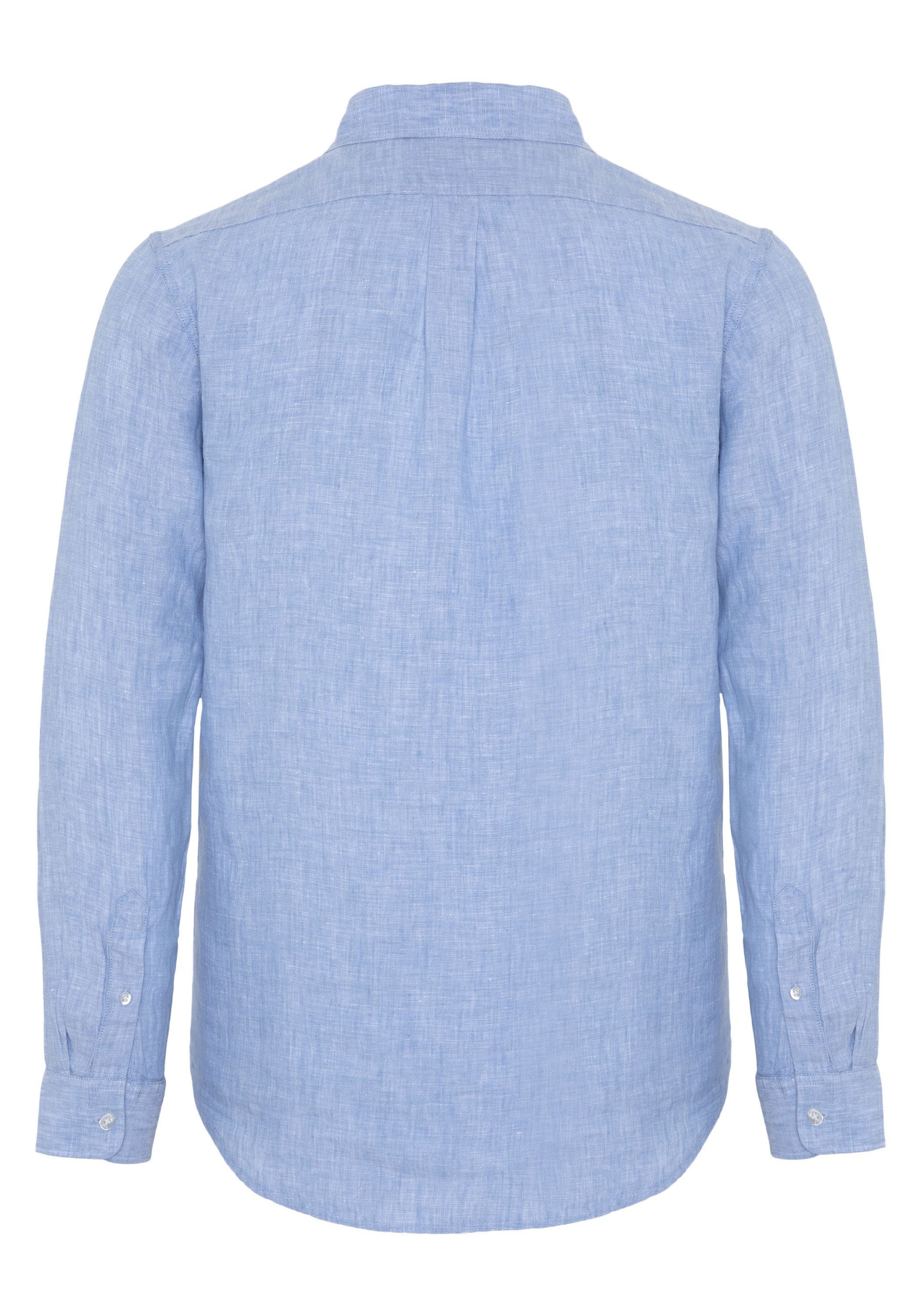 Polo Sylt Langarmhemd mit Label-Stickerei günstig online kaufen