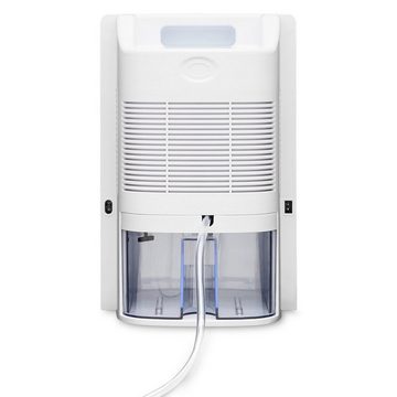 Clean Air Optima Luftentfeuchter mit Ionisator CA-703W, für 25 m³ Räume, Entfeuchtung 0,7 l/Tag, Tank 2 l, Thermo-elektrisches Peltier-Element