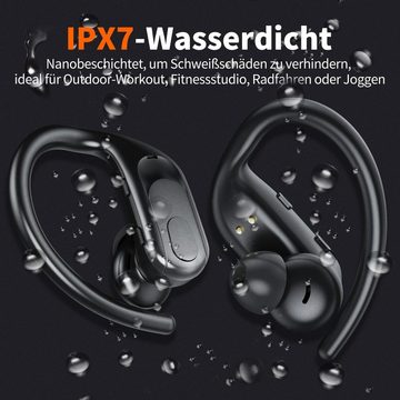 JOEAIS Bluetooth Kopfhörer Sport Kabellose Kopfhörer in Ear Noise Cancelling Sport-Kopfhörer (Wireless Airpods 3 Earbuds HiFi LED-Anzeige IPX7 für Sprots & Reisen)