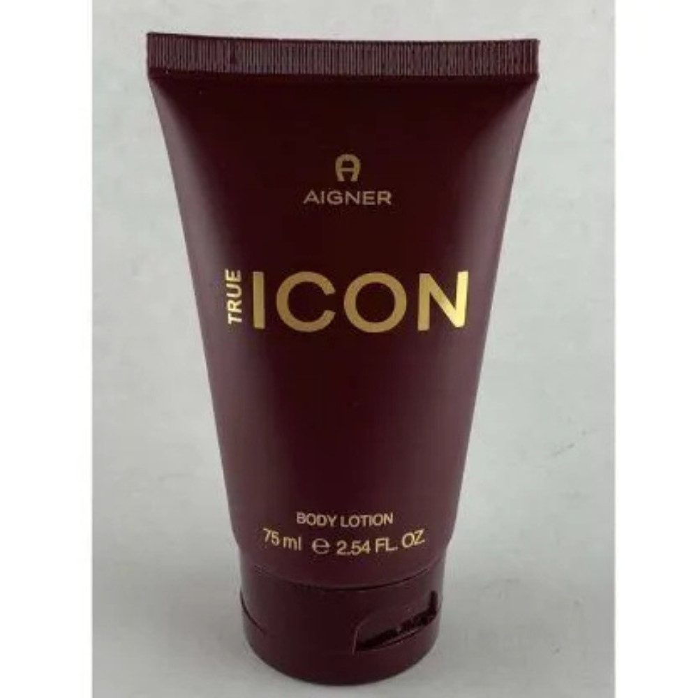 AIGNER Feuchtigkeitscreme Aigner True Icon 75 ml Body Lotion Travel packung, 1-tlg., Ideal für Reisen und unterwegs