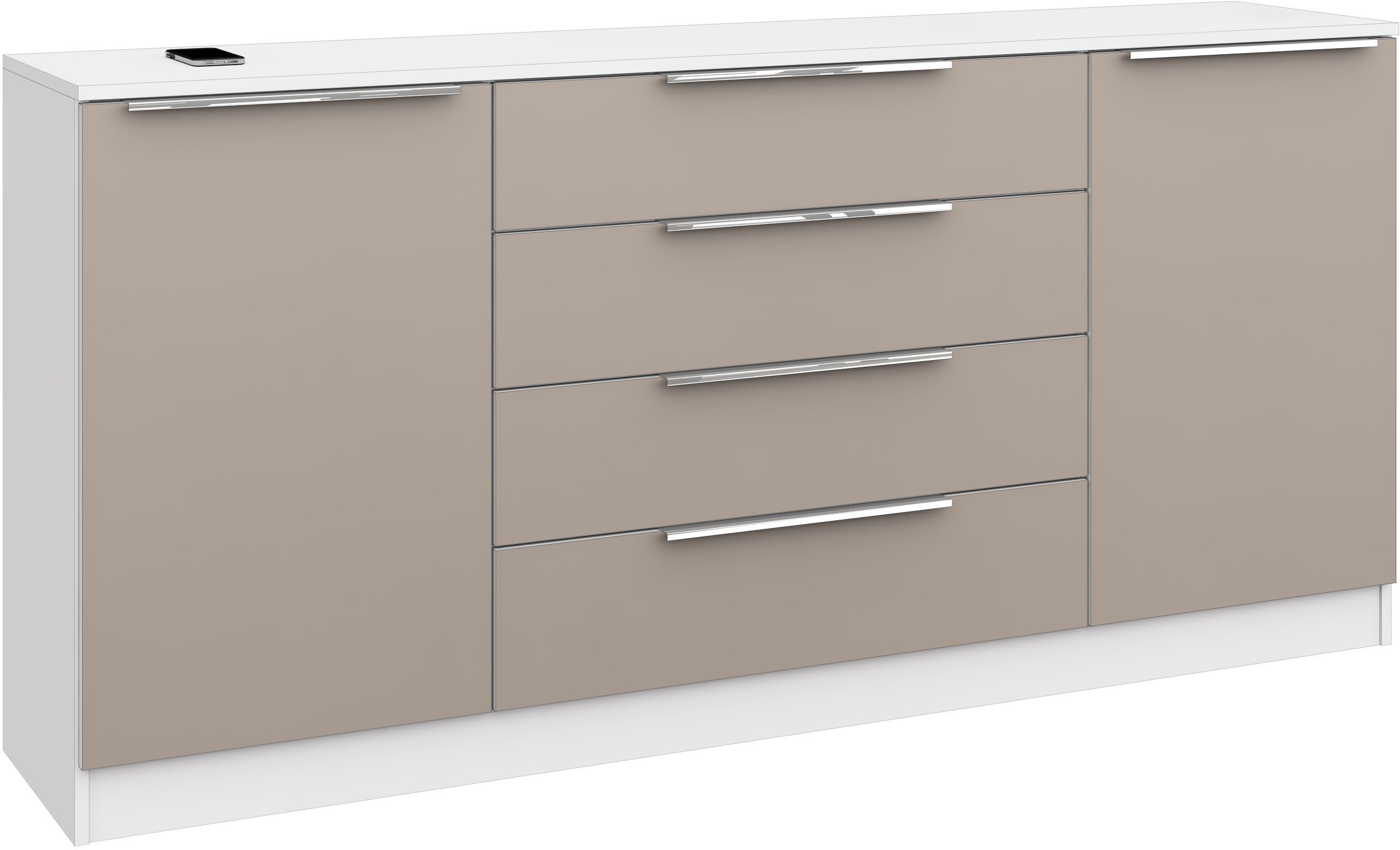 borchardt Möbel Sideboard Tom, Breite 166 günstig online kaufen