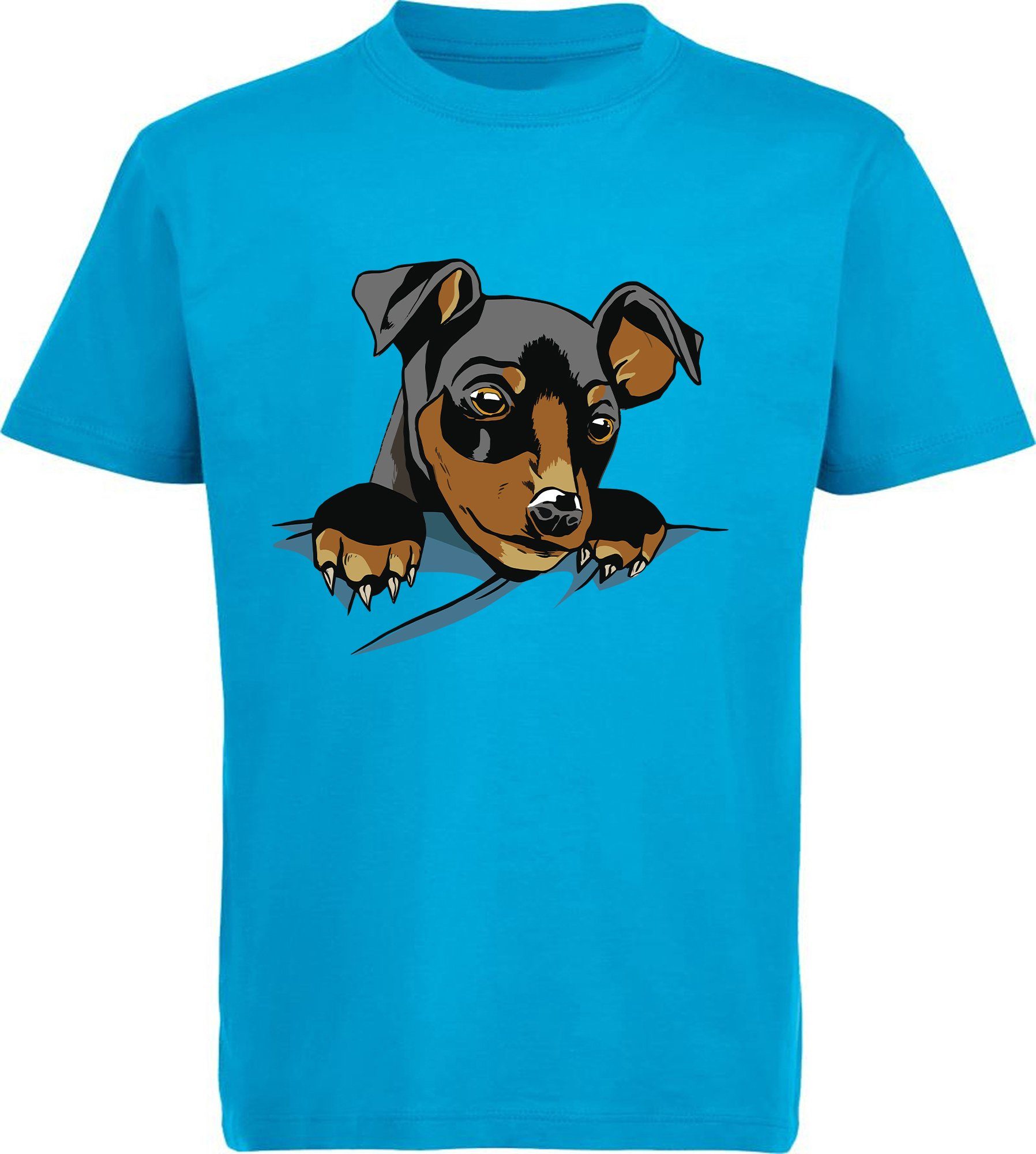 Print-Shirt bedrucktes Kinder Hunde T-Shirt - Süßer Welpe