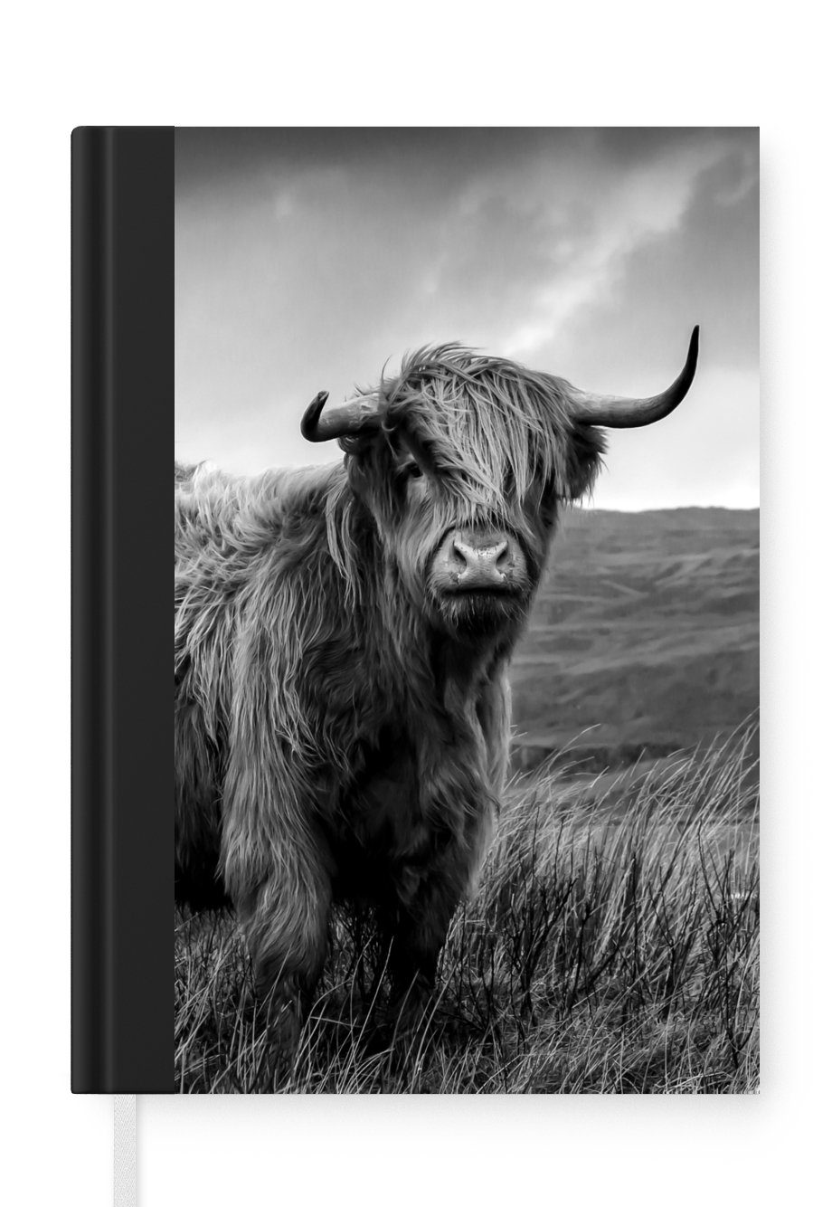 Seiten, Journal, MuchoWow Tagebuch, - - Highlander Wasser 98 Notizbuch Haushaltsbuch Kuh, Schottischer - - Merkzettel, Berg Notizheft, Natur A5,