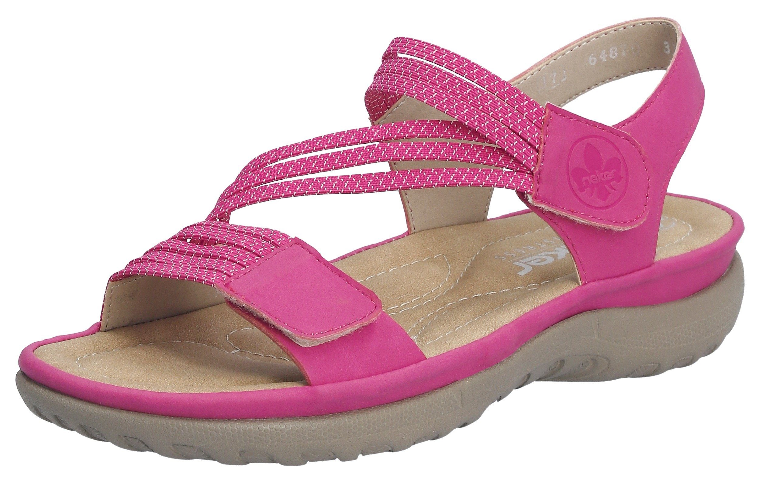 Rieker Riemchensandale, Sommerschuh, Sandalette, Keilabsatz, mit günstig online kaufen