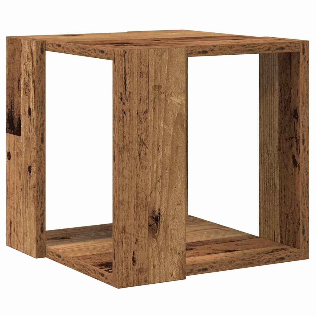 vidaXL Couchtisch Couchtisch Altholz 32 x 32 x 30 cm Holzwerkstoff (1-St) günstig online kaufen