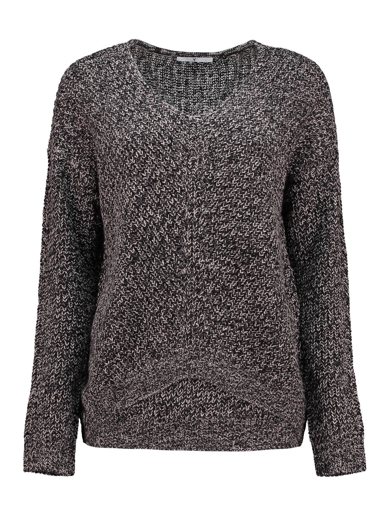 HaILY’S Strickpullover Grobstrick V-Ausschnitt Swaeter Pi44pa günstig online kaufen