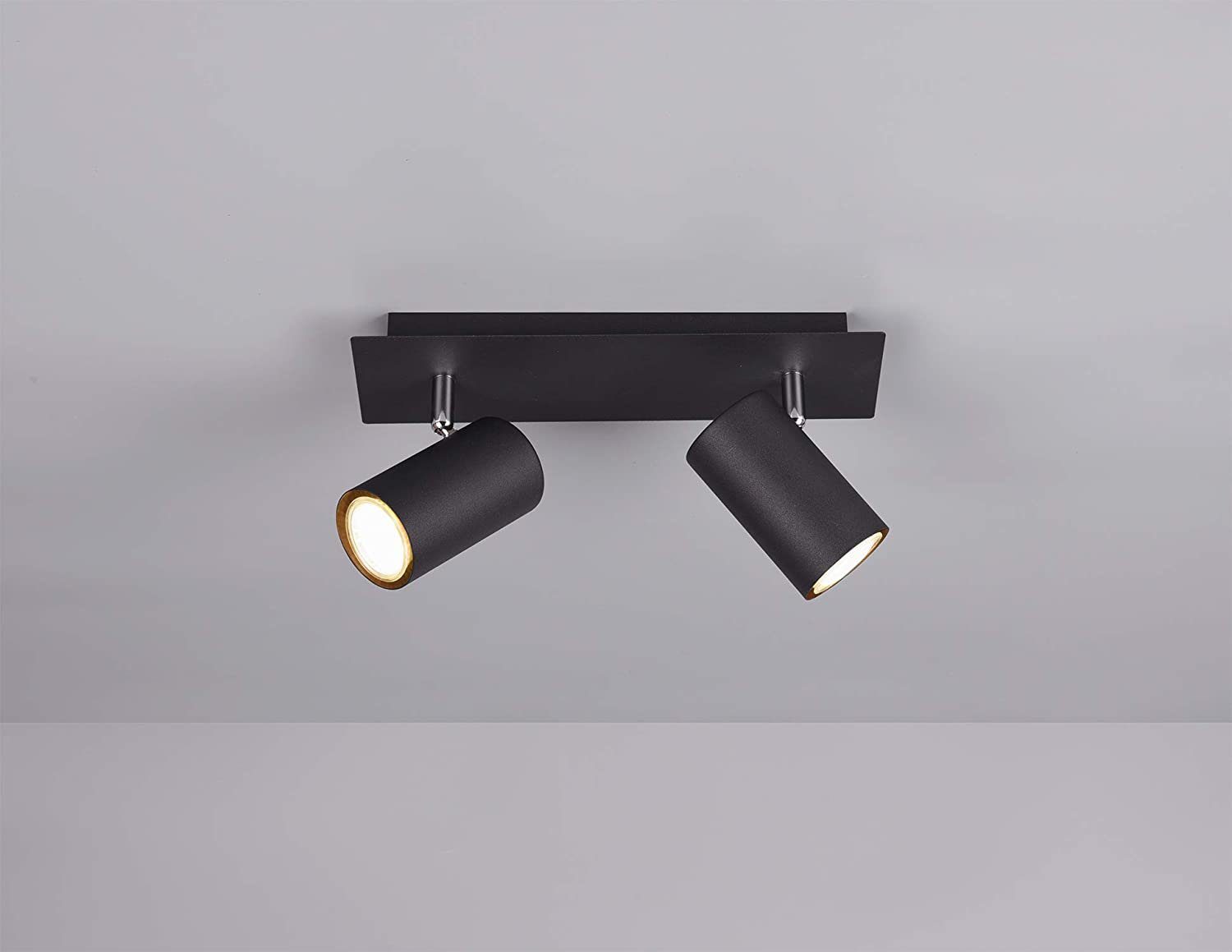 lightling Deckenspots Julie Spotbalken 2 Flammen, ohne Leuchtmittel, abhängig vom Leuchtmittel, Deckenlampe, beweglich