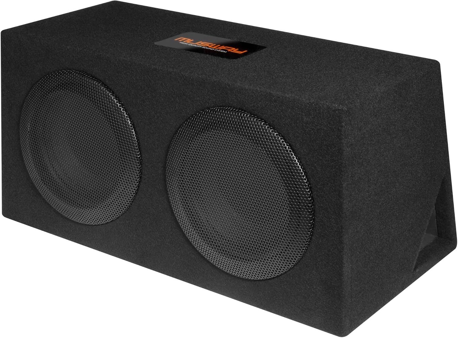 Musway MUSWAY MR-206Q Dual Bassreflex-Gehäusesubwoofer 2 x 16,5 cm Auto-Subwoofer