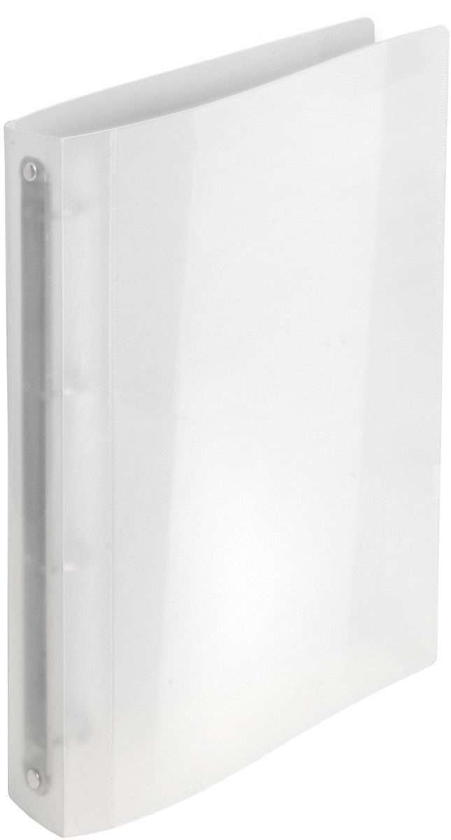 FOLDERSYS Präsentationsordner Präsentations-Ringbuch A4 4-Ringe 25mm Rücken 40mm PP farblos transluz