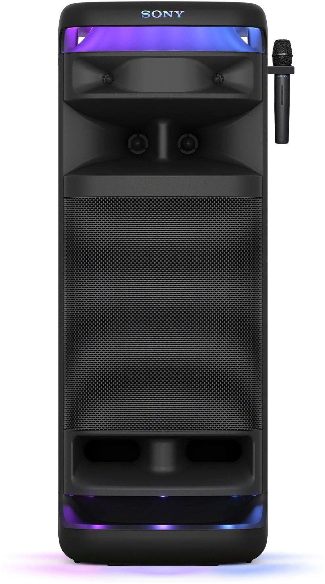 Sony ULT TOWER 10 inkl. kabelloses Micro Bluetooth-Speaker (Bluetooth, ultimativem tiefen Bass, X-Balanced Speakers, 360-LED-Beleuchtung)
