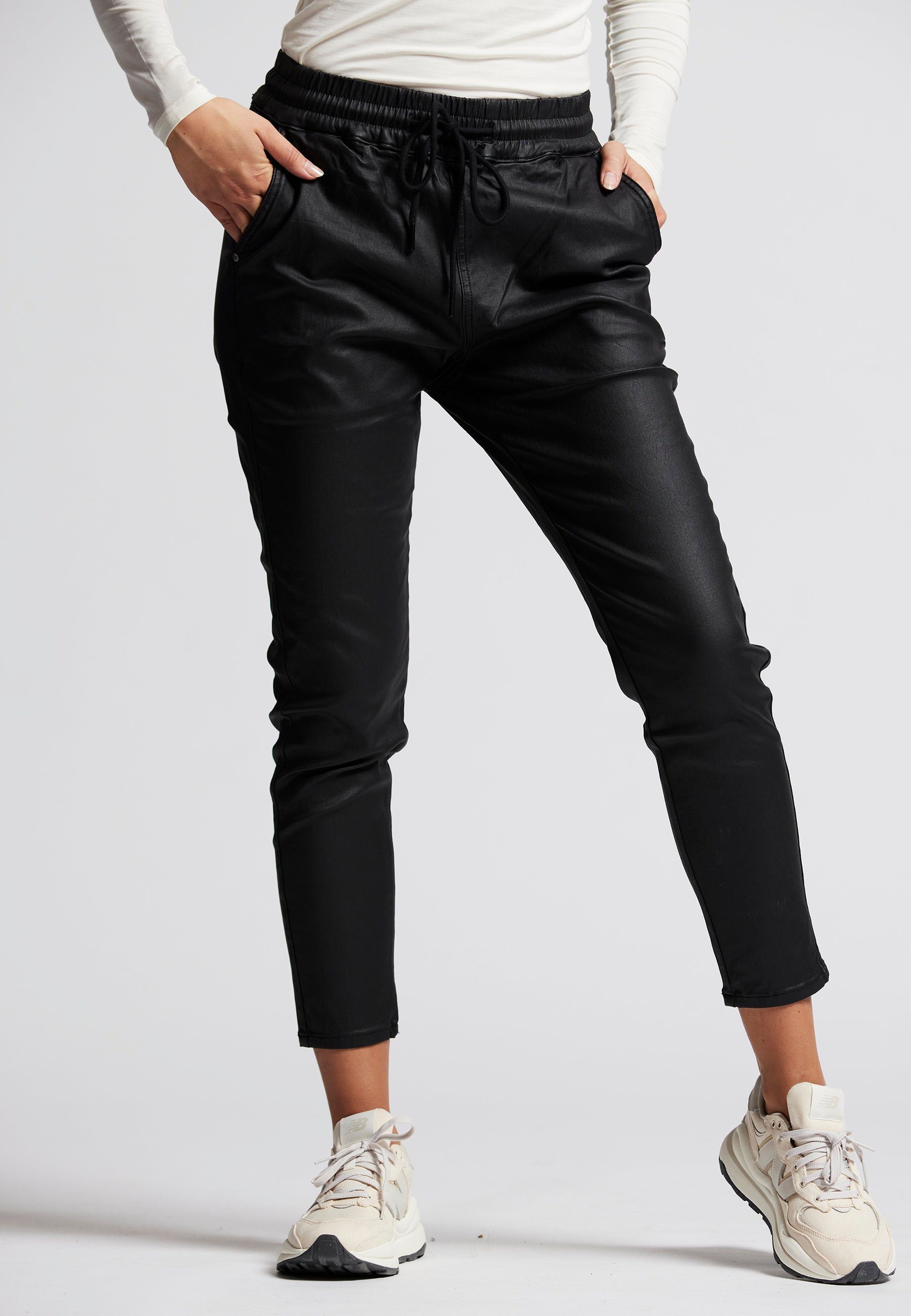 Andijamo-Fashion Jogger Pants JOGGPANTS LE NOIR SUPER STRETCH