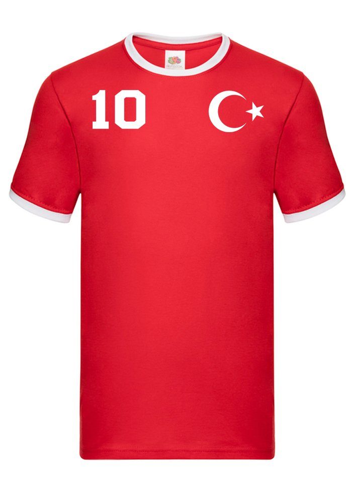 Türkiye Turkey Europa Trikot WM Türkei Blondie Fußball & Sport Brownie Meister EM T-Shirt