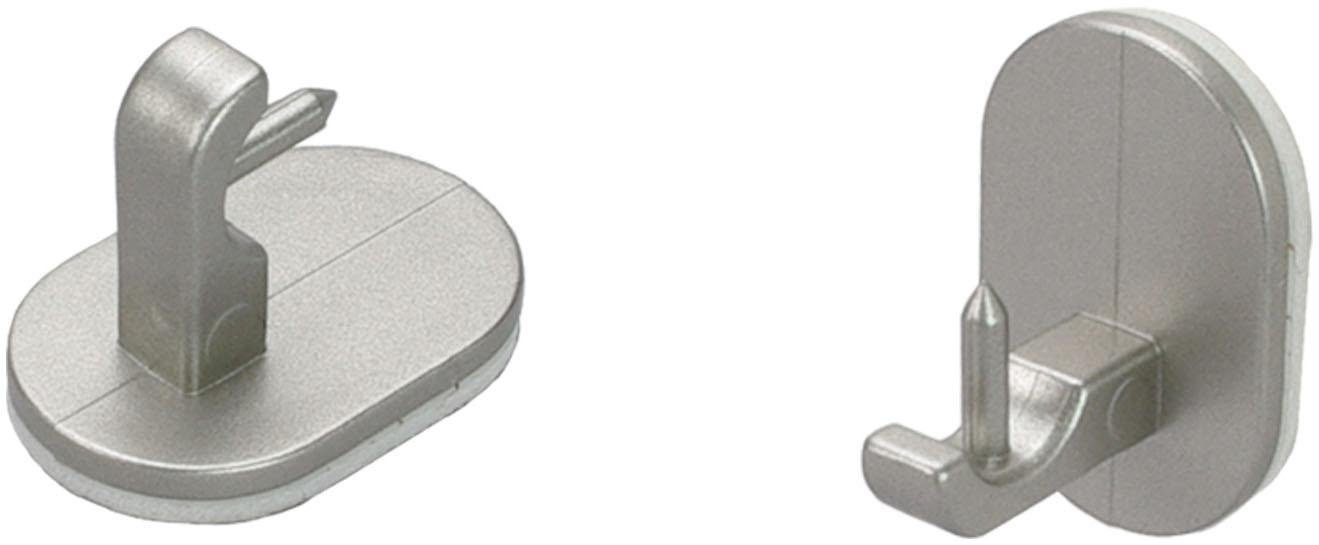 Liedeco Klebeträger, Vitragen-Bistrostangen, (Set, 2-tlg), für Vitragen-Bistrostangen