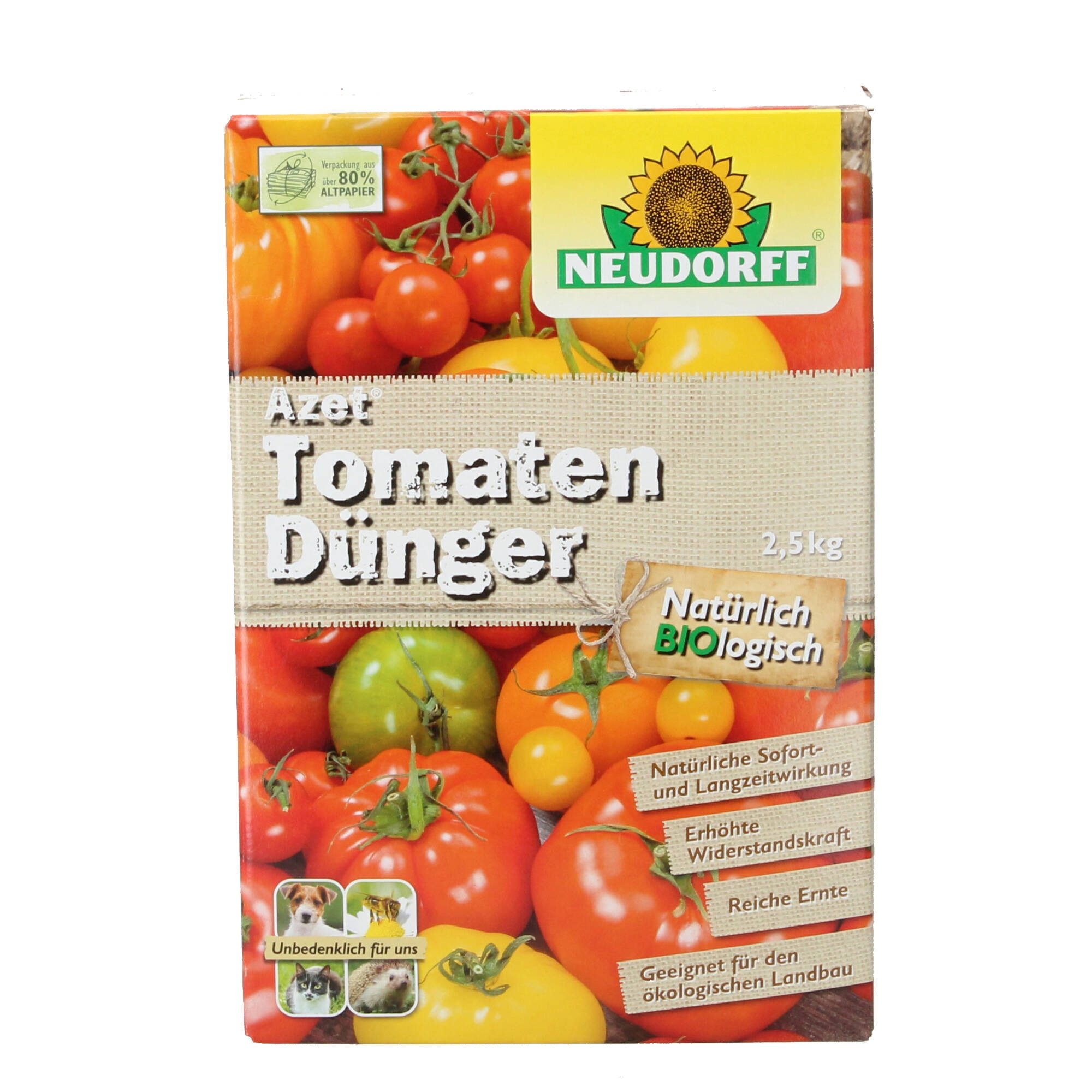Blumenerde Neudorff Dünger Azet TomatenDünger 2,5Kg organisch Dünger, (1-St)