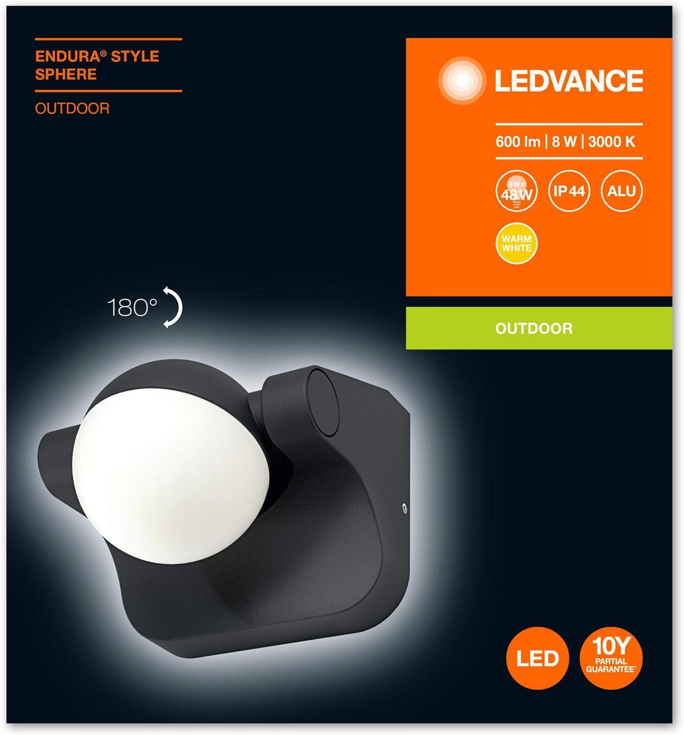 Ledvance Deckenleuchten LEDVANCE LED Wand- und Deckenleuchte, Leuchte für Außenanwendungen, Wa, LEDVANCE LED Wand- und Deckenleuchte, Leuchte für Außenanwendungen, Wa