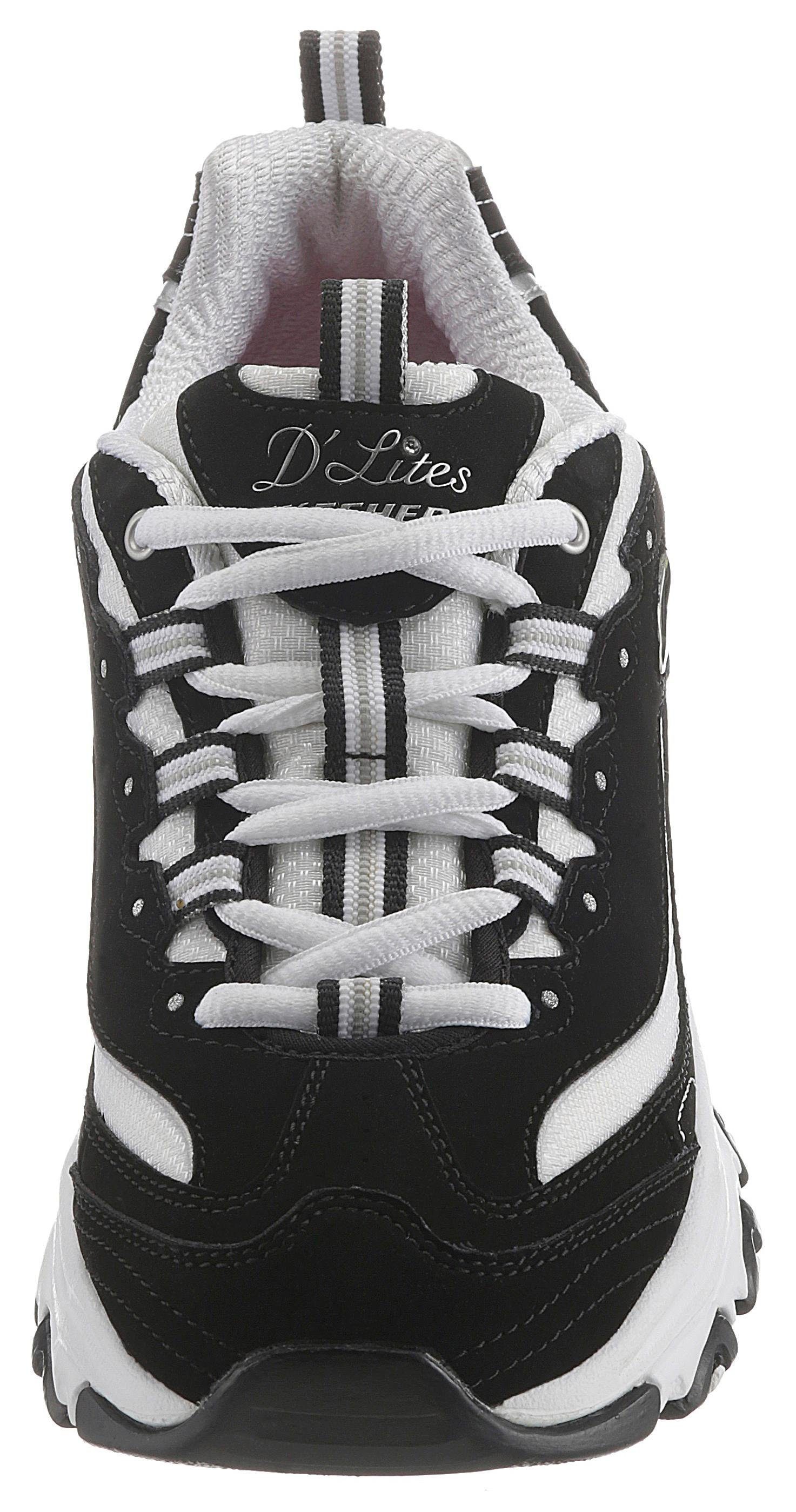 Skechers D´Lites - Biggest Fan Sneaker Freizeitschuh, Halbschuh, Schnürschuh im trendigen Chunky-Style – Bild 5 von 5