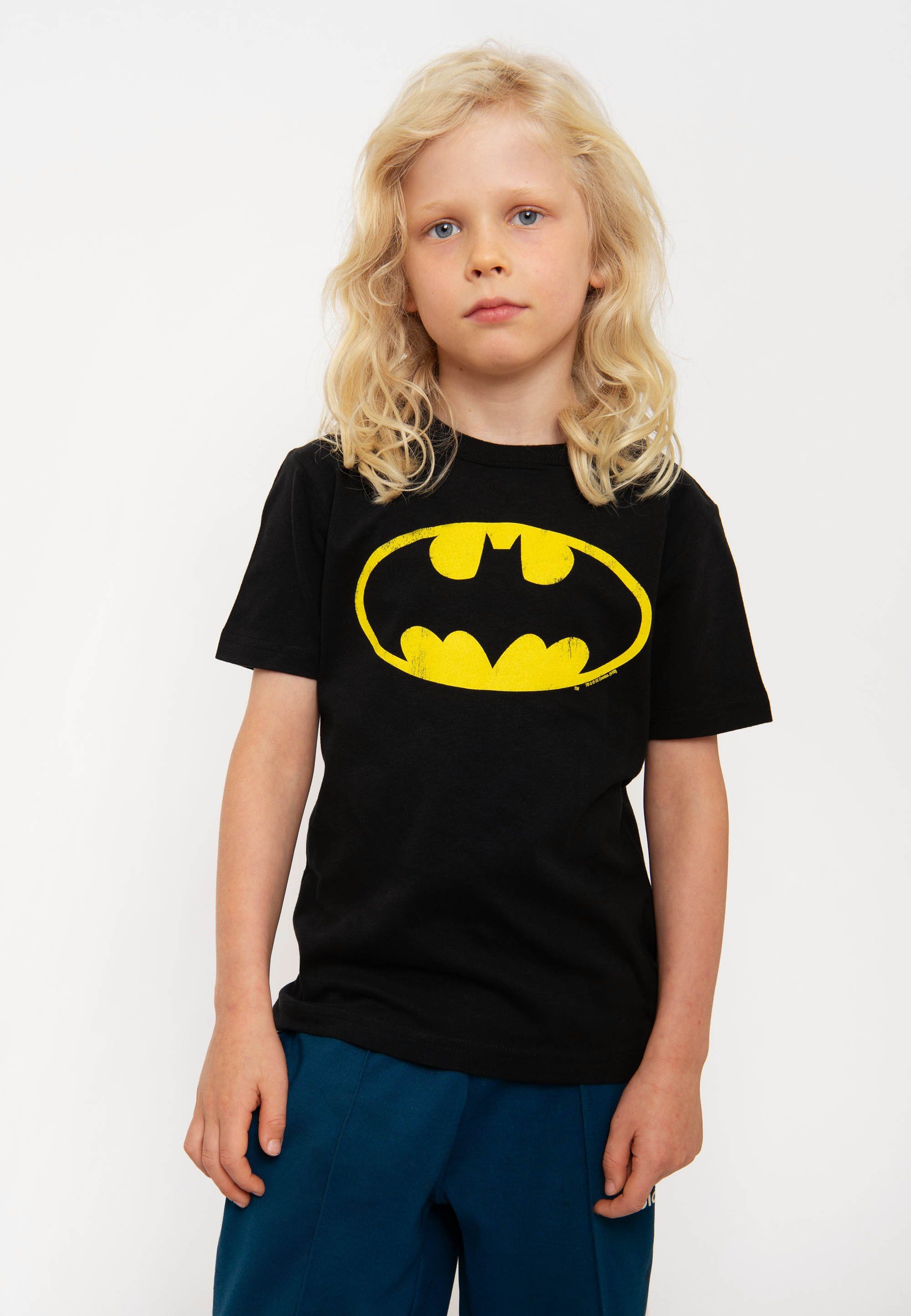 T-Shirt Print Batman lizenziertem mit Comics LOGOSHIRT DC -