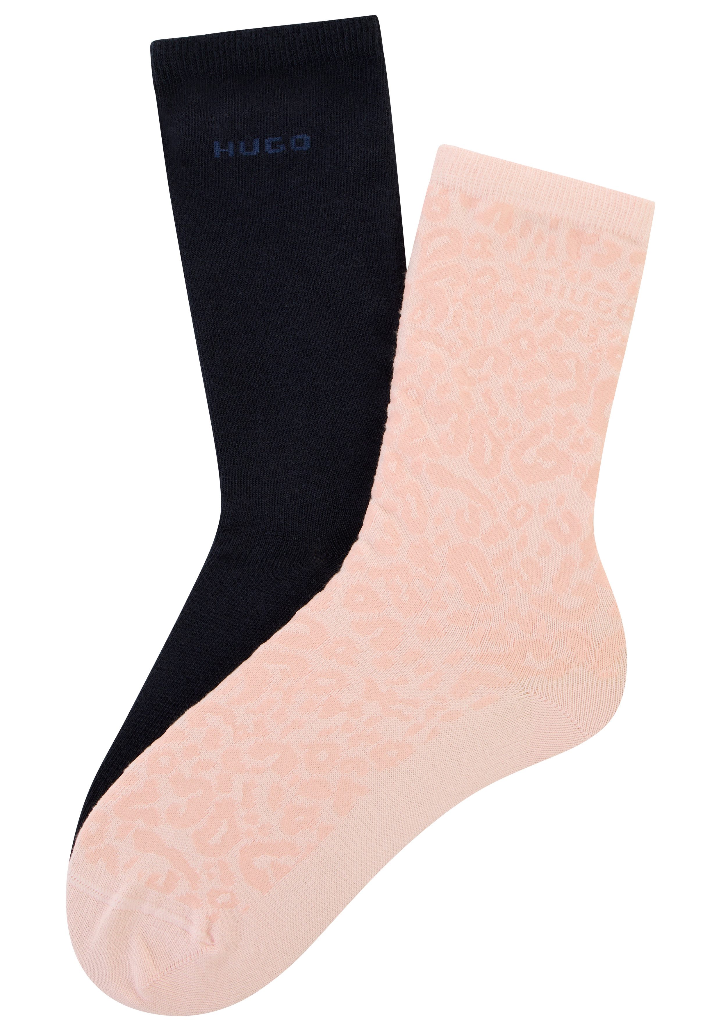 HUGO Socken LEO LOGO (Packung, 2-Paar) günstig online kaufen