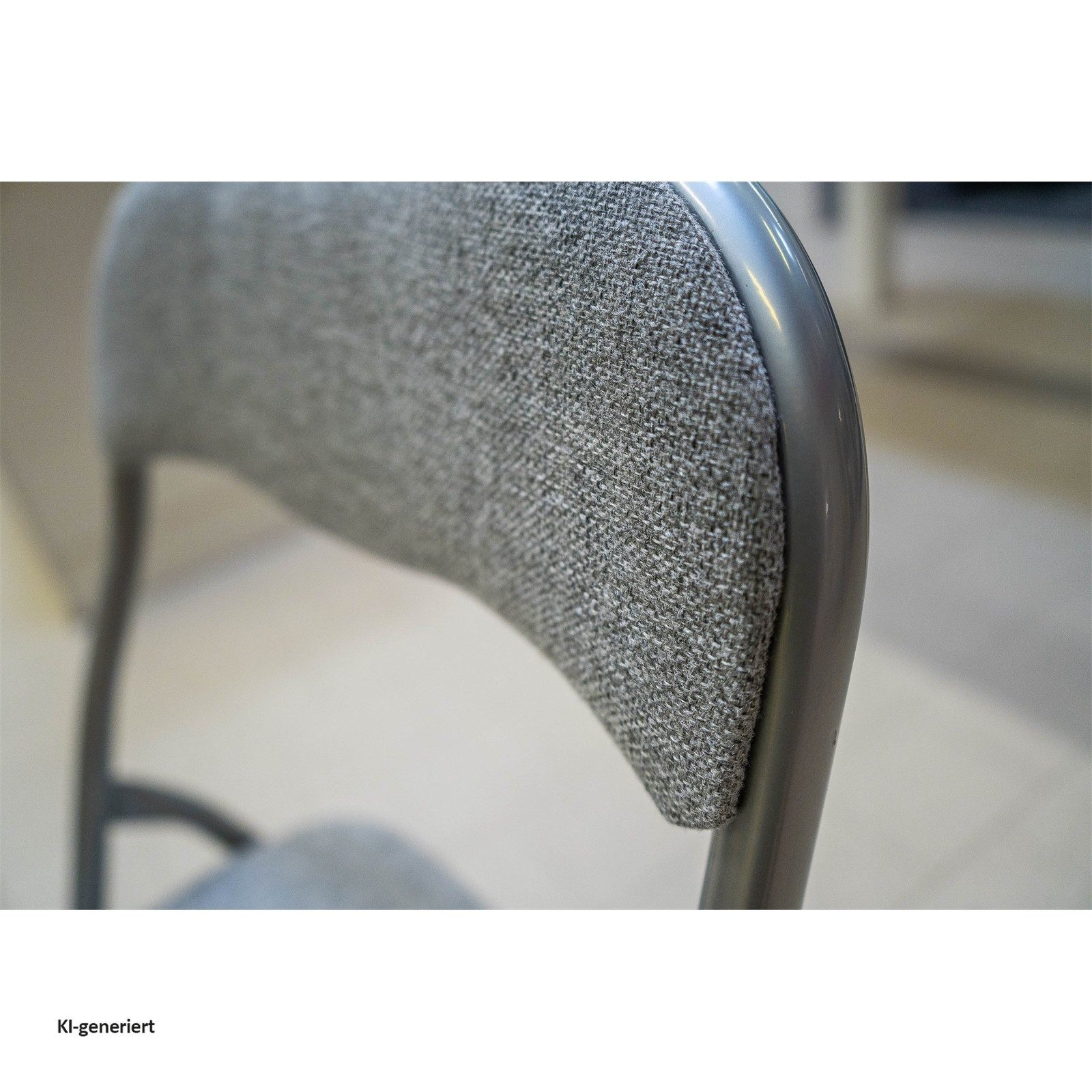 HTI-Living Klappstuhl Klappstuhl 2er Set Dima Fabric Grau (Set, 1 St), Küchenstuhl Eventbestuhlung – Bild 4 von 4