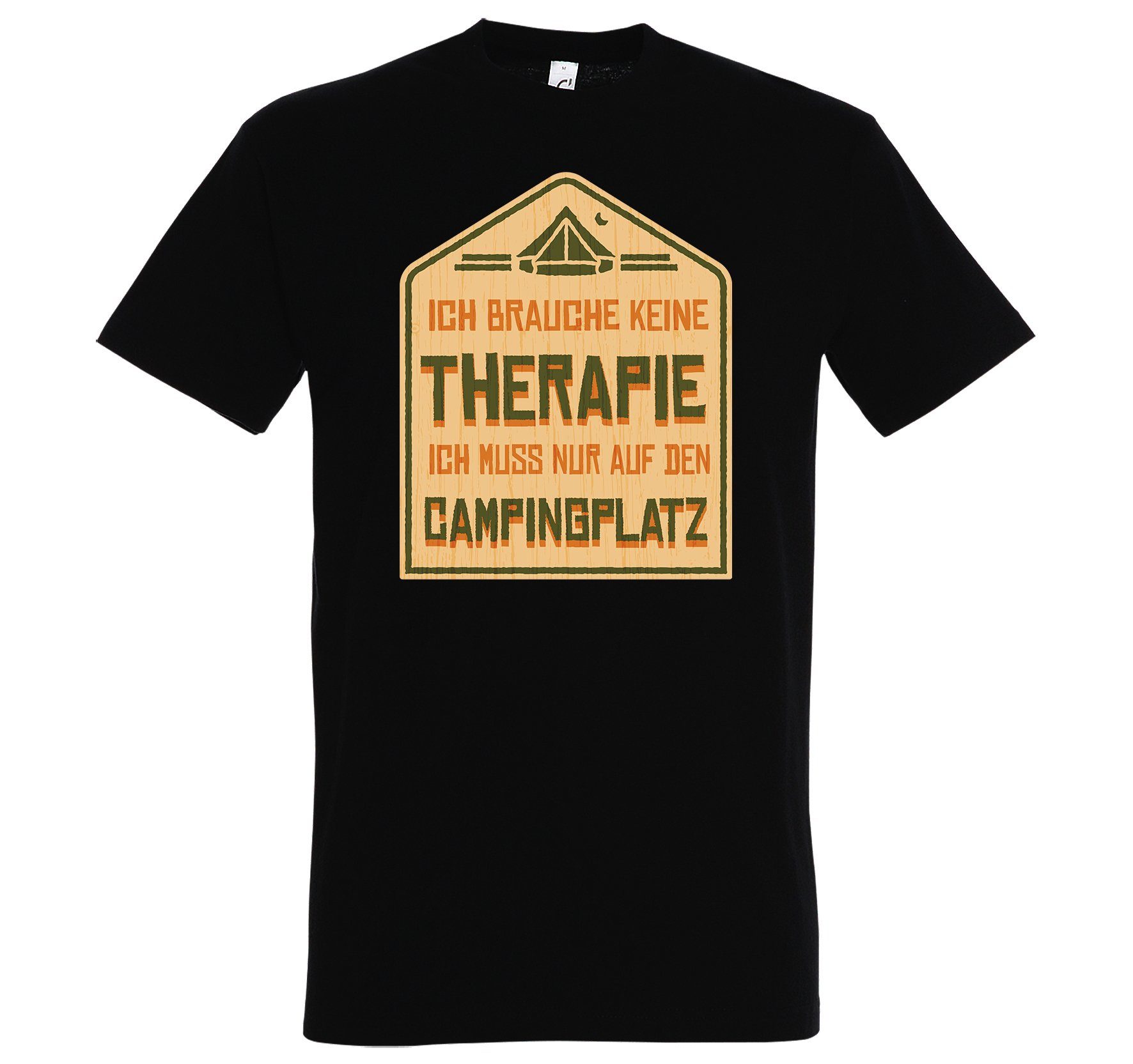 T-Shirt Ich Muss Auf Den Campingplatz Herren Shirt