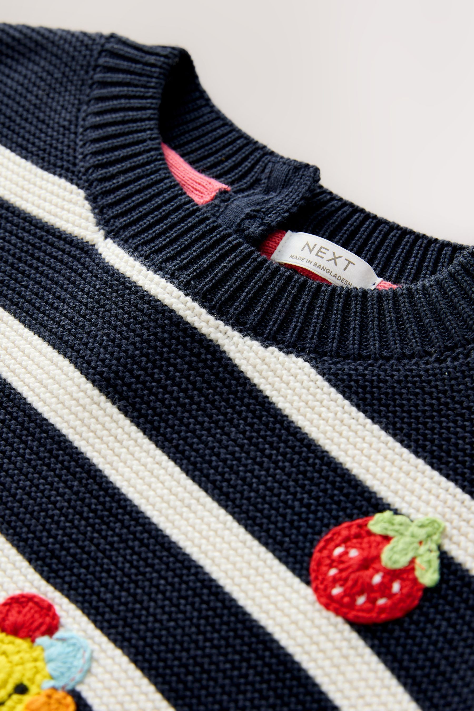 Next Strickkleid Pulloverkleid mit Streifenmotiv (1-tlg)