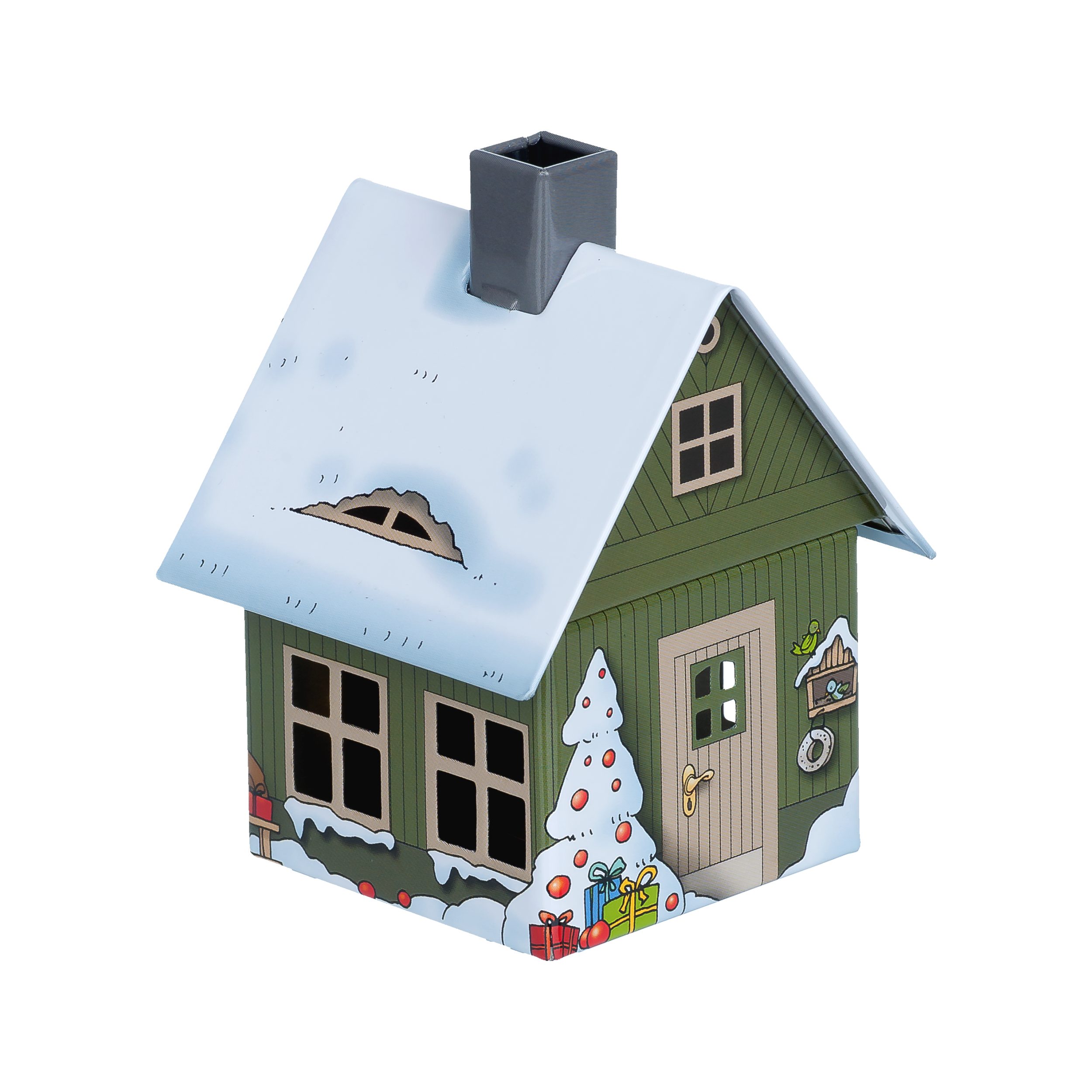 Crottendorfer Räucherhaus Crottendorfer Metall-Räucherhäuschen, verschiedene Motive, inklusive Räucherkerzenhalter