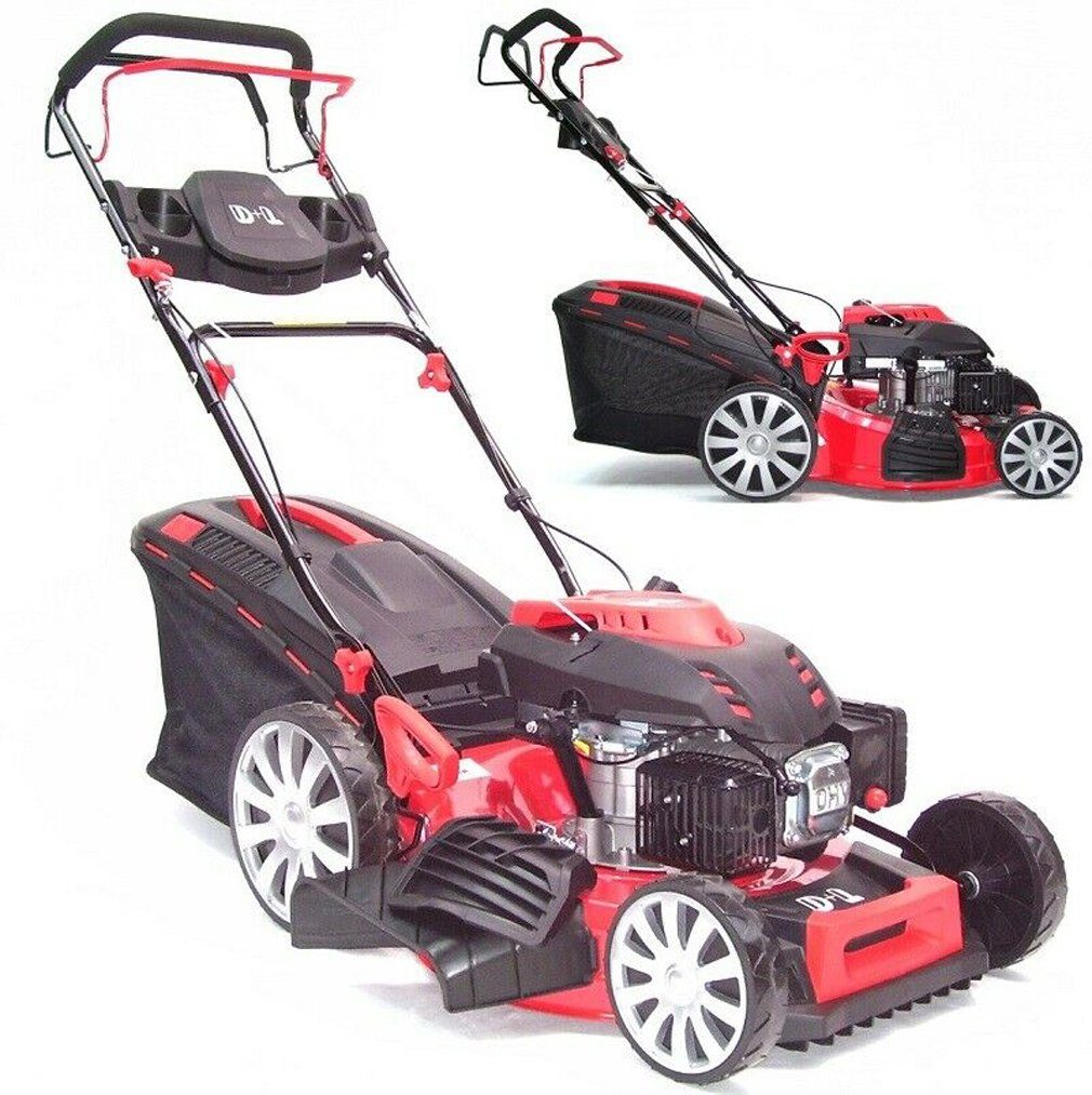 Apex Benzinrasenmäher Benzin Rasenmäher 510mm mit Radantrieb Mulcher