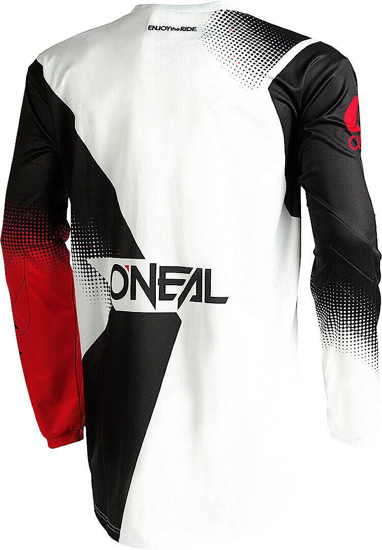 Racewear V.22 Black/White/Red Element Jersey O’NEAL Motocross Motorradjacke