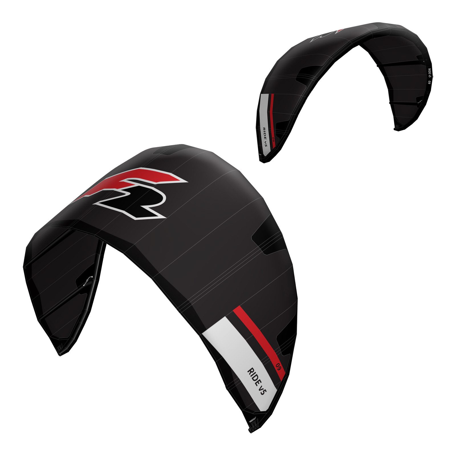 Kite F2 Kite Ride V5 5 qm Schwarz 2024/25