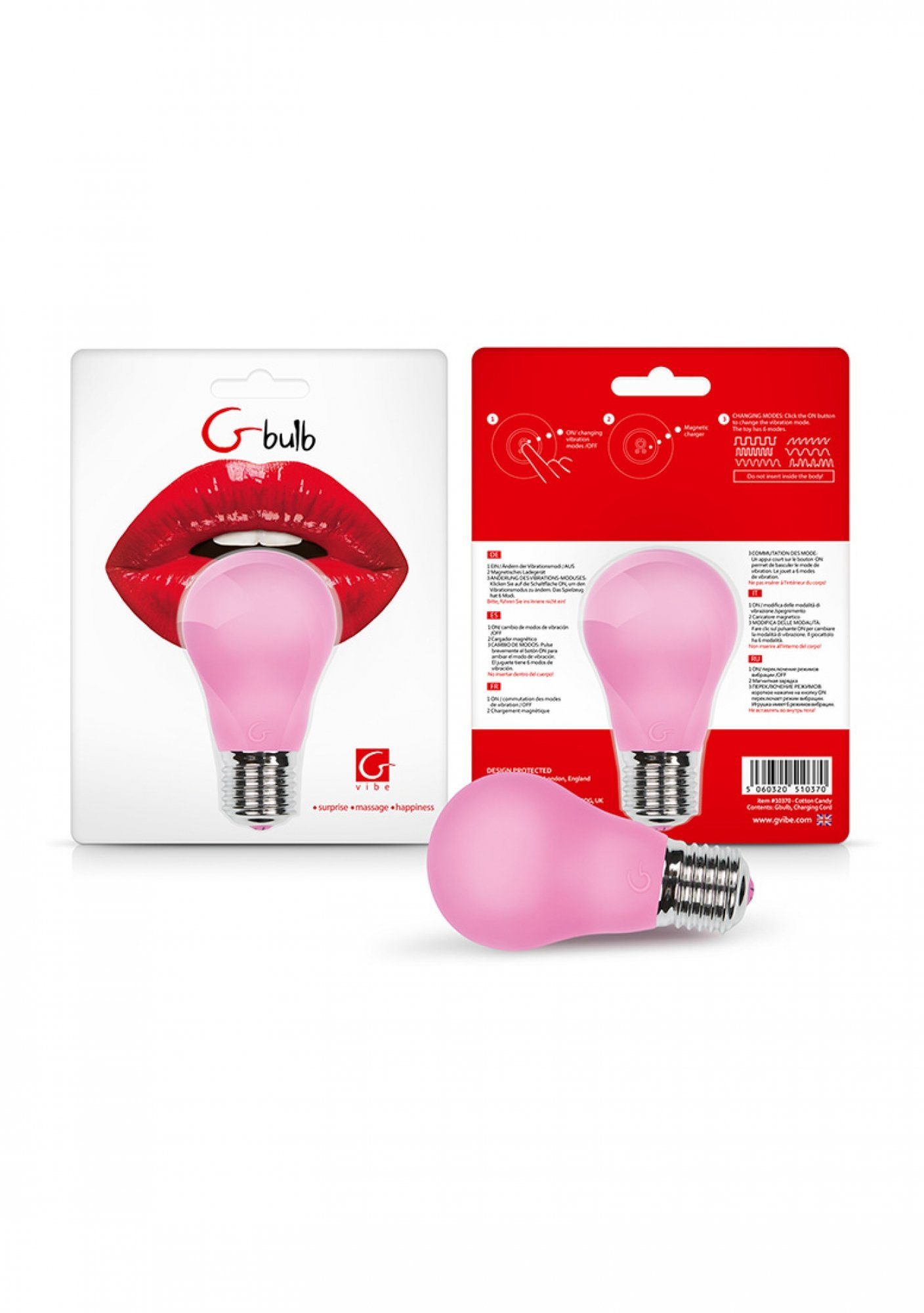 Pink Vibrator GBULB Gvibe Vibrator