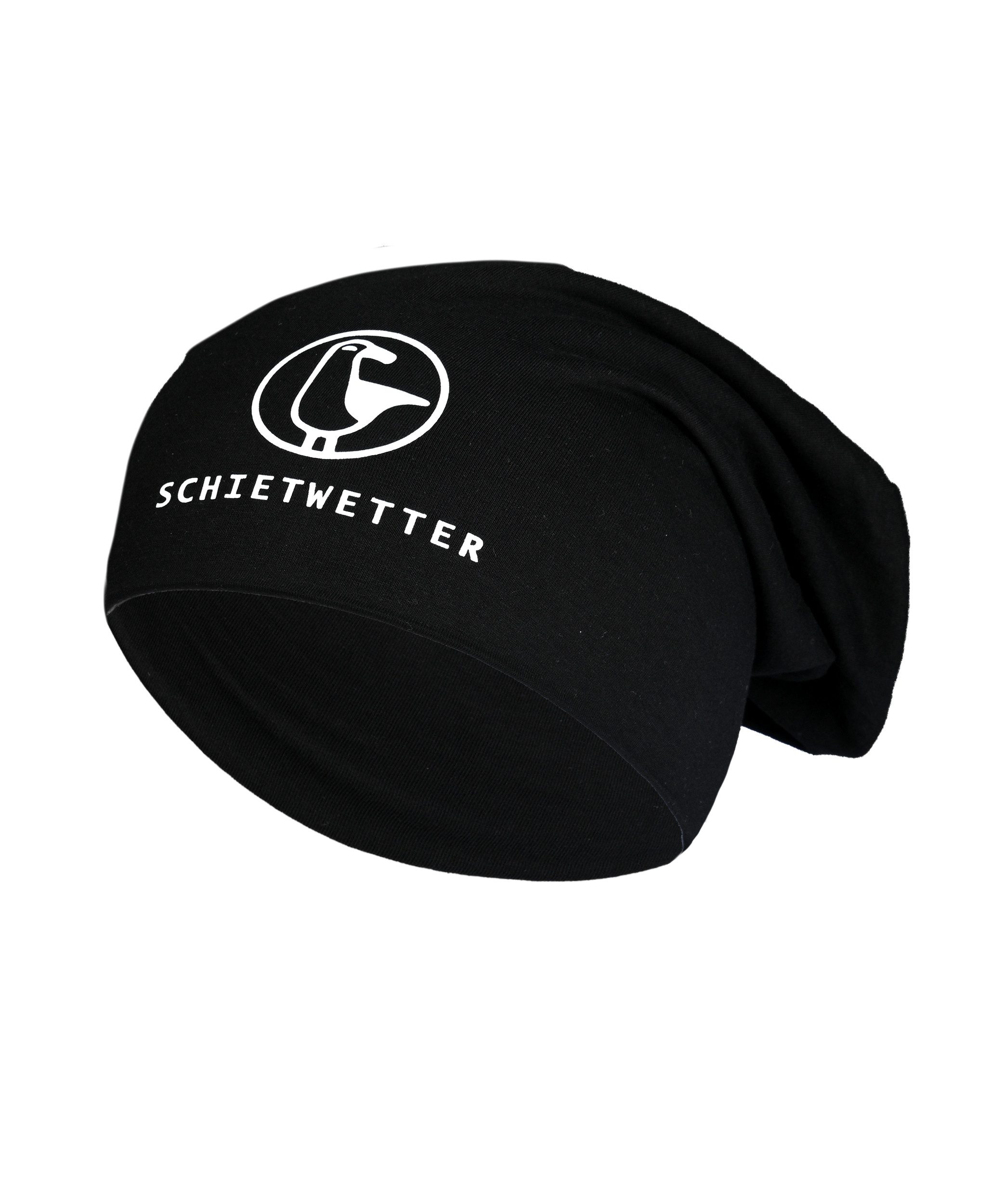 Schietwetter Beanie Unisex Erw. Beanie mit Print Möwe (1-St)