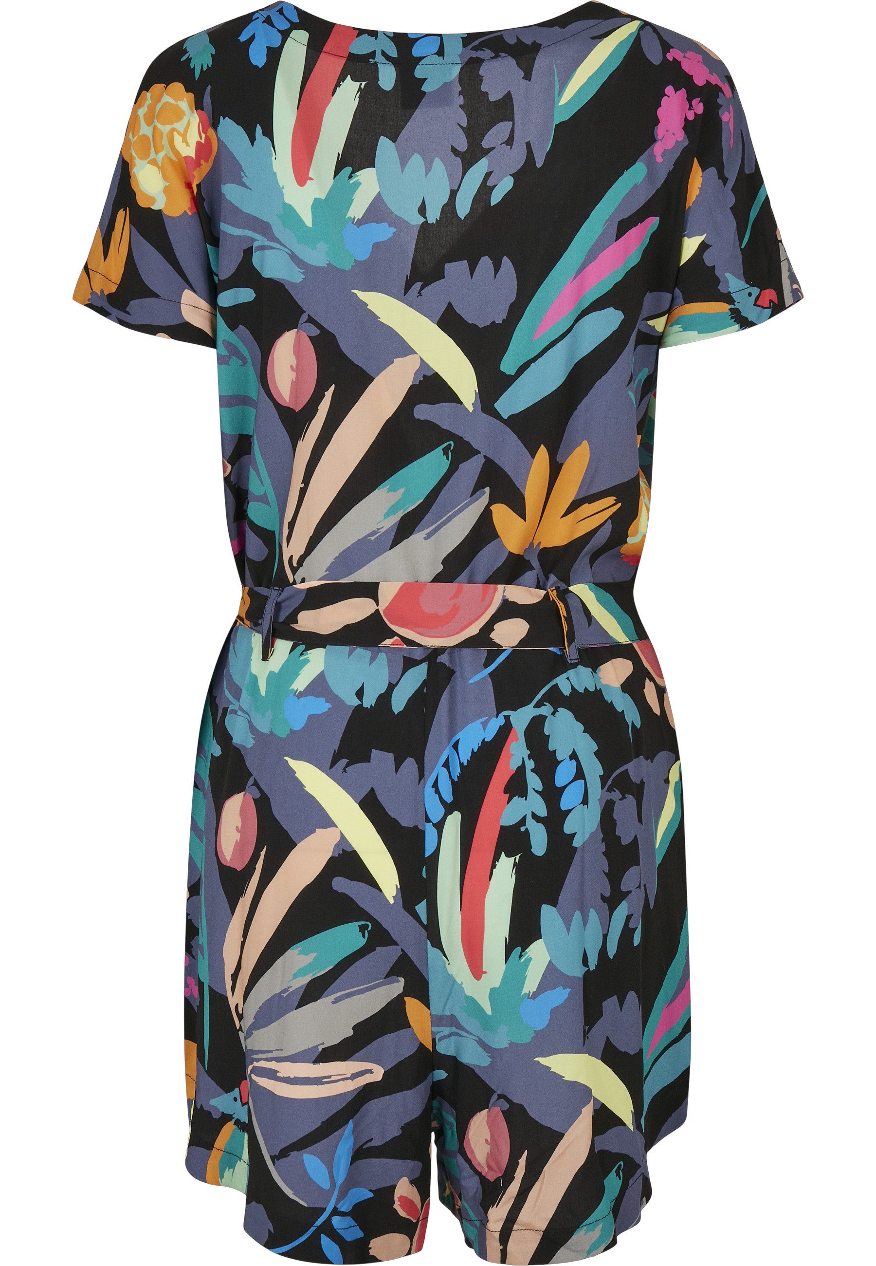 URBAN CLASSICS Jumpsuit Urban Classics Damen Ladies Short Viscose Belt Jump günstig online kaufen