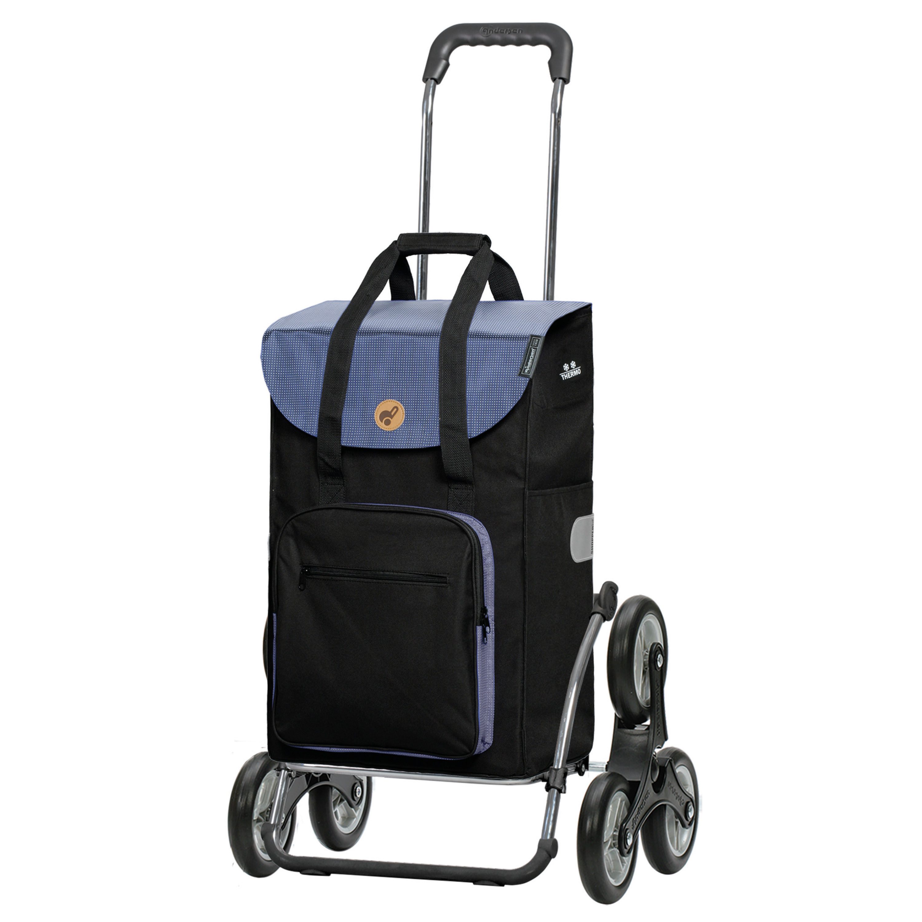 Einkaufstrolley Trepp. Royal Steel Shopper Wismar schwarz