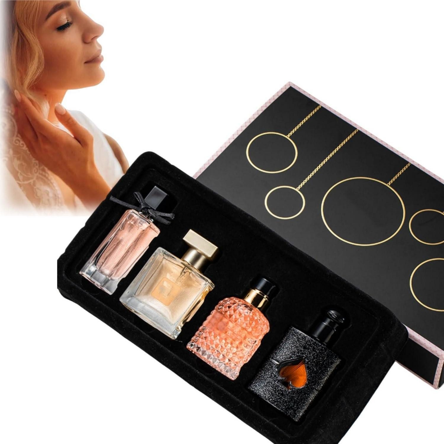 LuxusKollektion Duft-Set Parfüm Geschenkset Damen Langanhaltend Tragbar