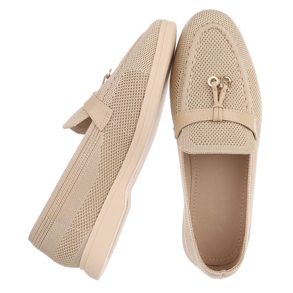 Ital-Design Atmungsaktive Loafers für Damen mit eleganter Schnalle Slipper günstig online kaufen