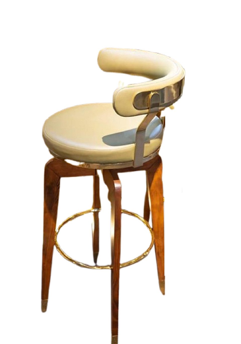 JVmoebel Barhocker Moderner Barhocker aus Holz mit elegantem Design für Esszimmer und Bar (1 St., Barhocker), Made in Europa