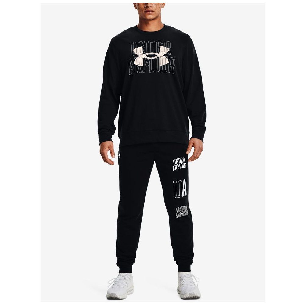 Under Armour® Rundhalspullover Under Armour UA Rival Terry Logo Crew-Blk