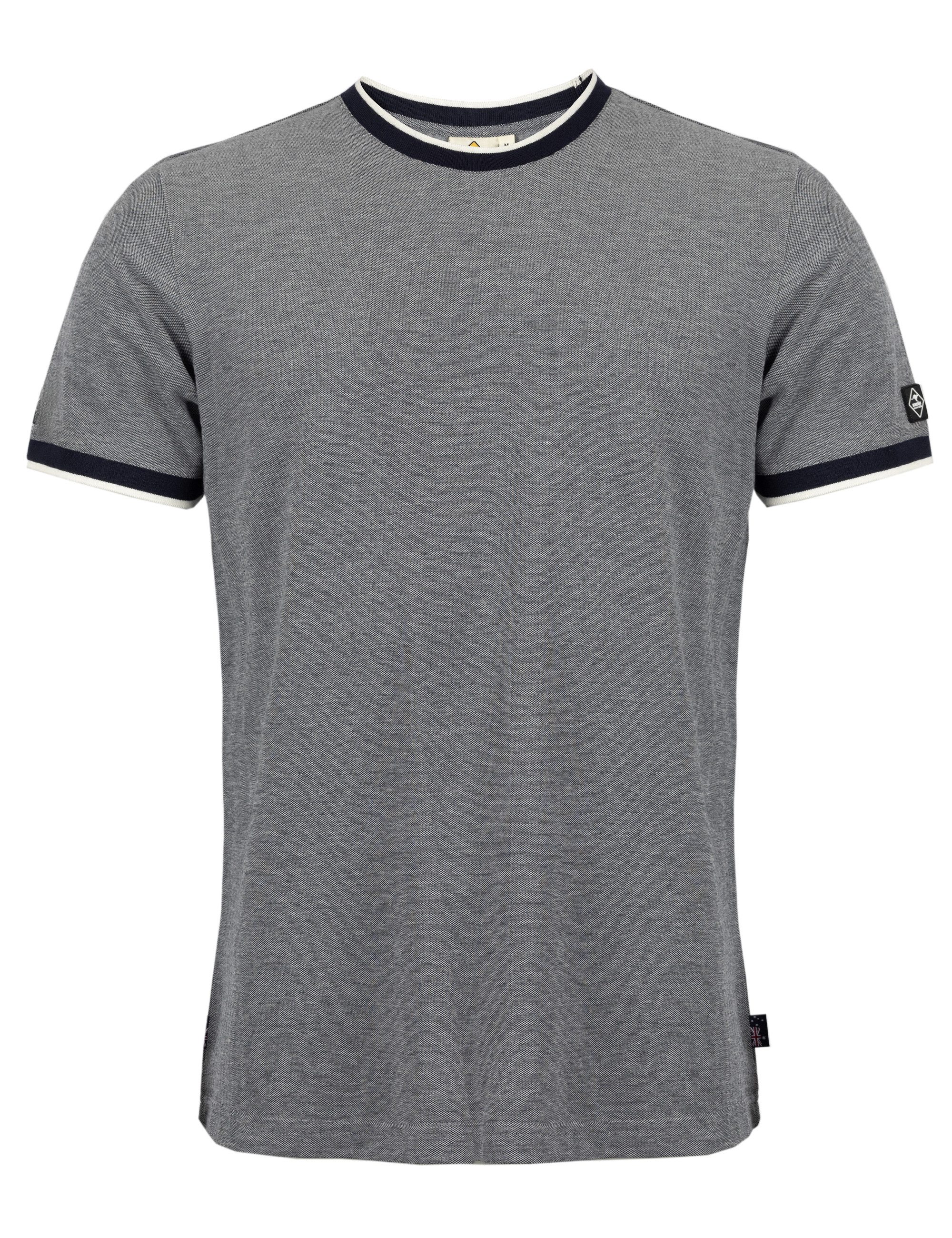 ROADSIGN australia T-Shirt Outback Comfort (1, 1-tlg., 1) Piqué-Stoff mit feinem Muster, Logo am Ärmel