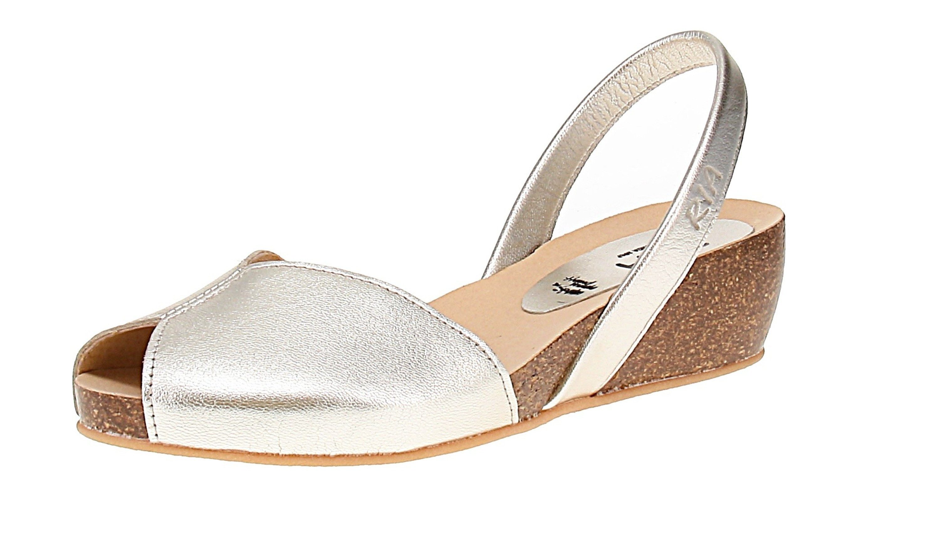 Ria Menorca Ria Menorca 33216 - Damen Sandaletten - Metalgrain-Pearl Sandale