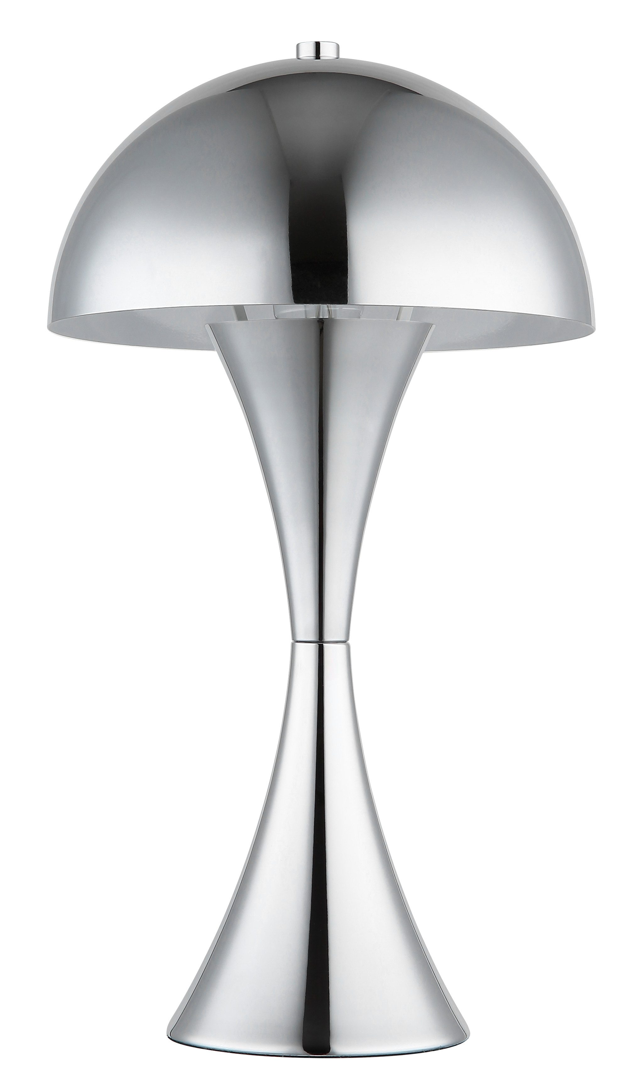 OTTO home Tischleuchte Sivvia Pilzlampe, Ein-/Ausschalter, ohne Leuchtmittel, Wippschalter am Kabel, Schirm in Pilzform, Pilzschirm, Metall, E27