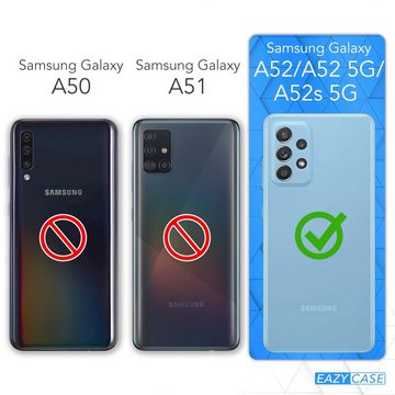 EAZY CASE Handykette Boho Umhängeband für Galaxy A52 / A52 5G / A52s 5G 6,5 Zoll, Kettenhülle abnehmbare Kordel Slim Cover plus Band Breit Mint Grün