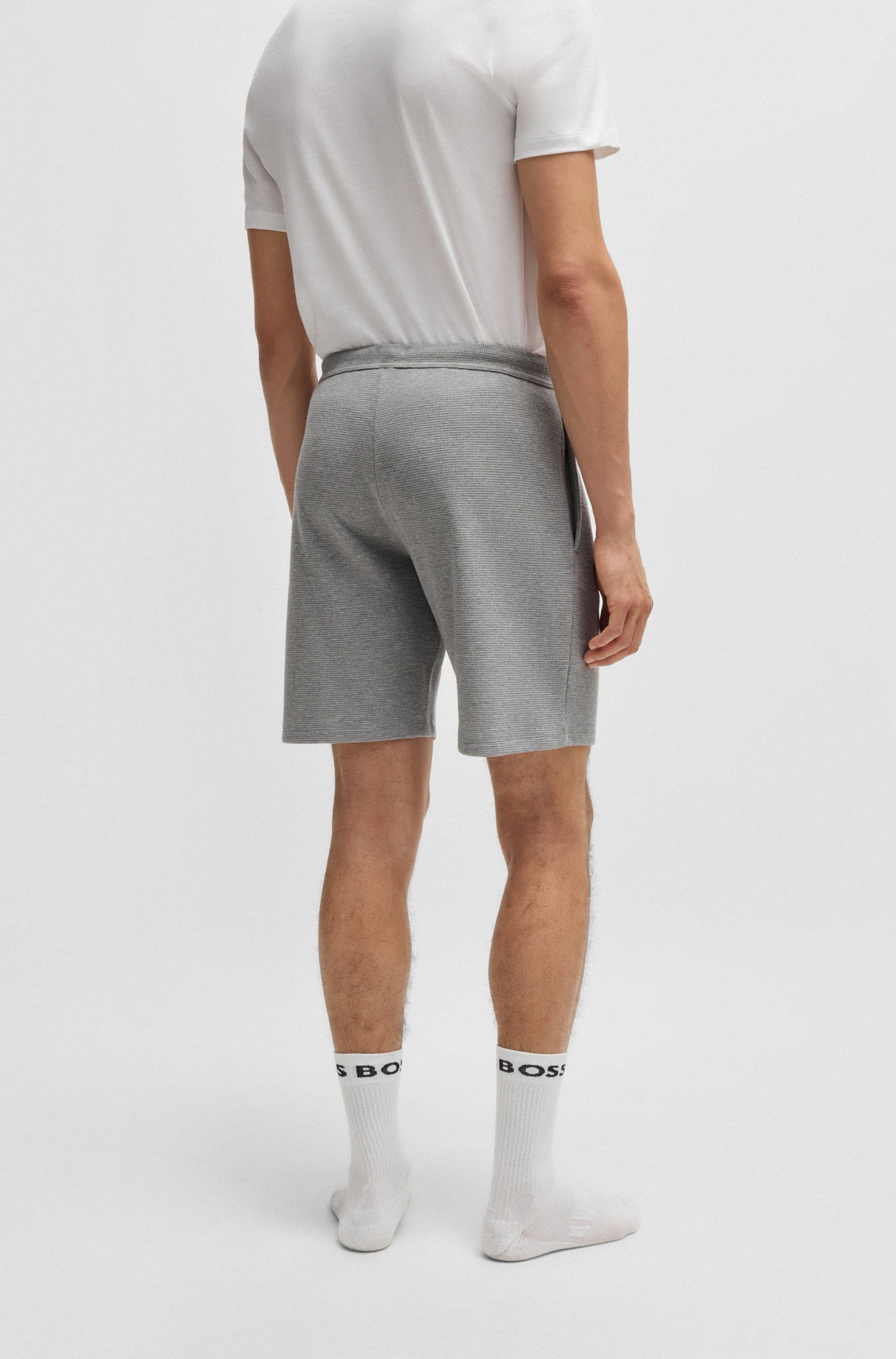 BOSS Pyjamashorts Waffle Shorts günstig online kaufen