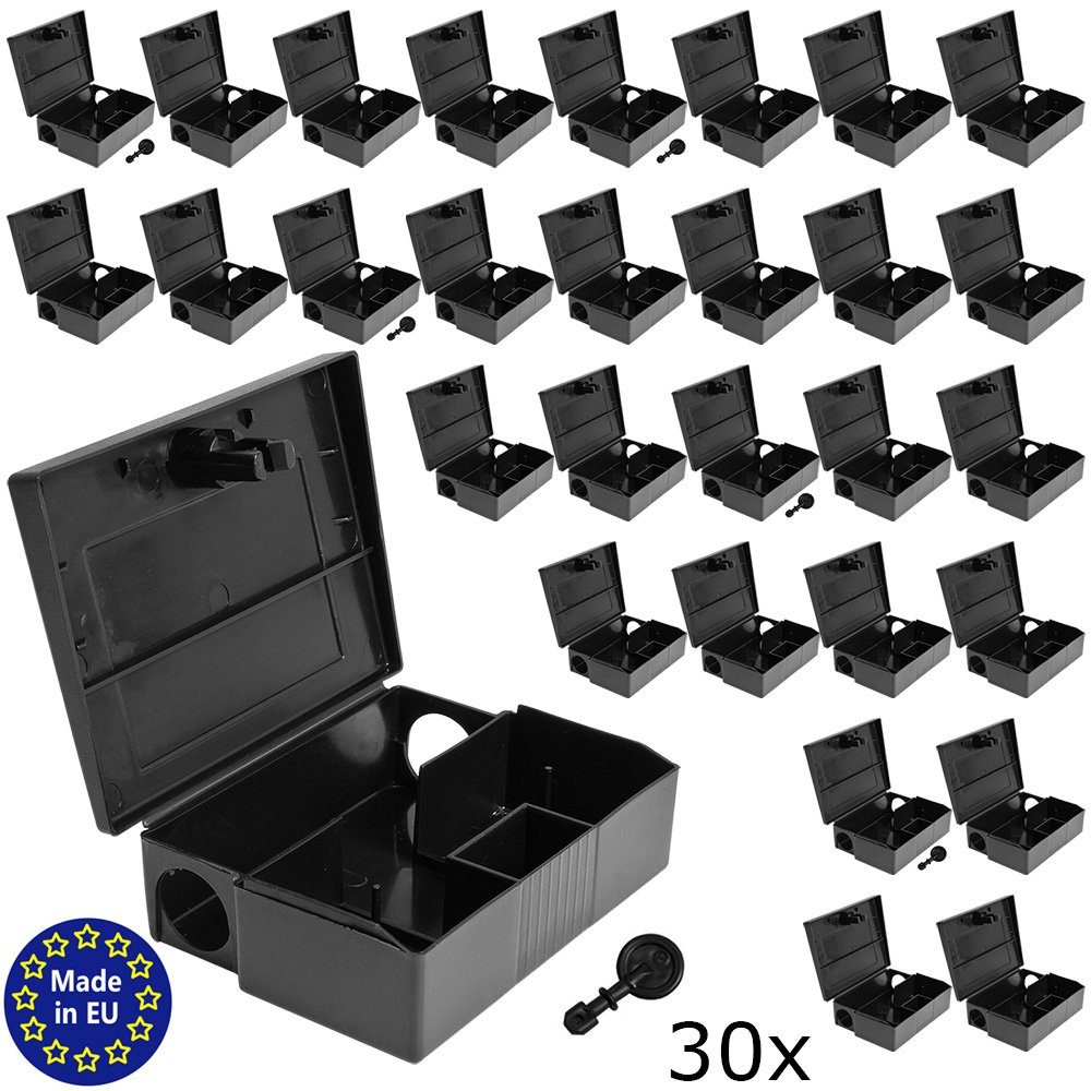20x Köderbox Mäuseköderbox Mäusefalle Köderstation Mäuseköder - Foto 7